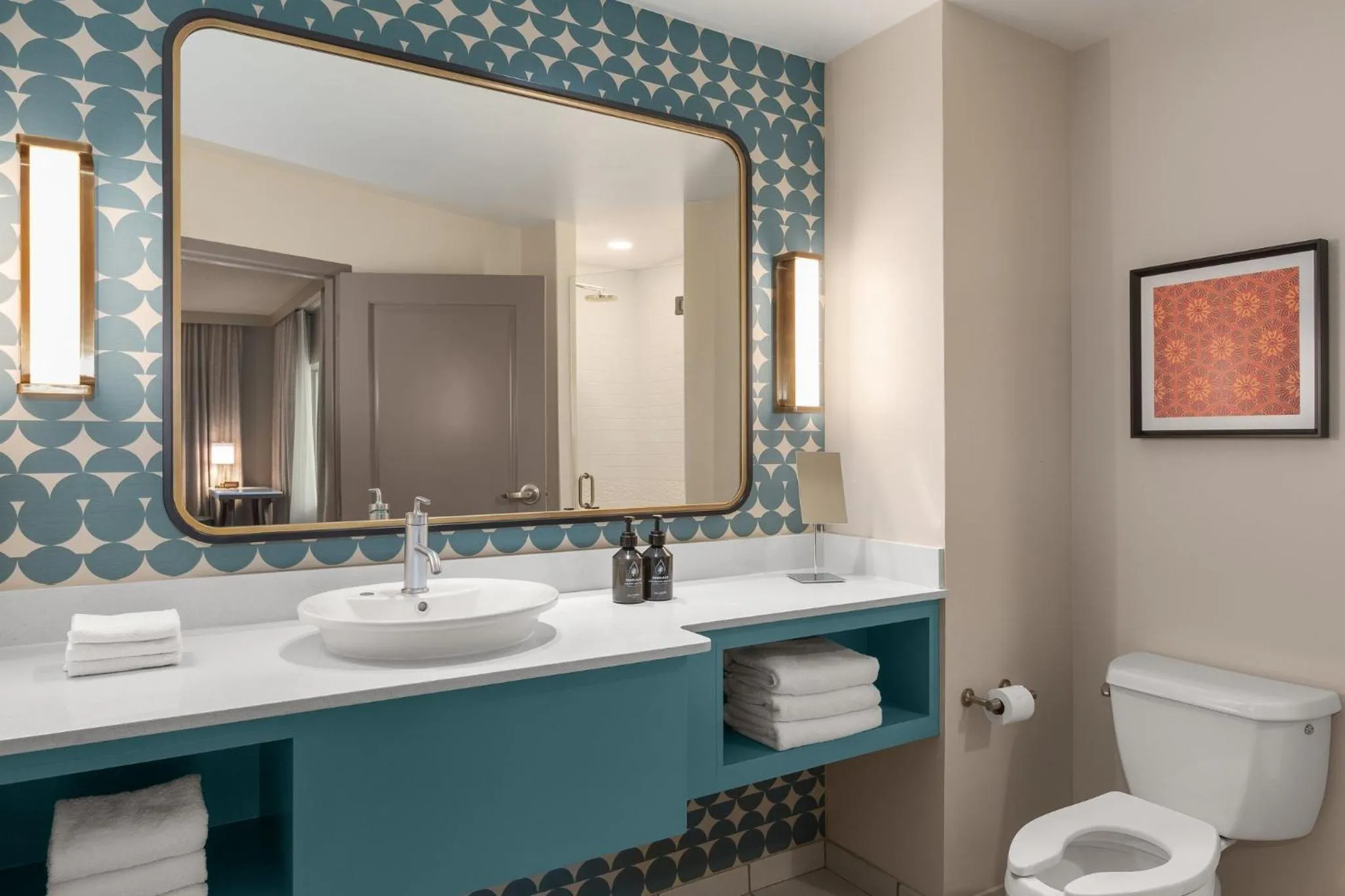 Bathroom in Hotel Indigo Columbus Architectural Center by IHG