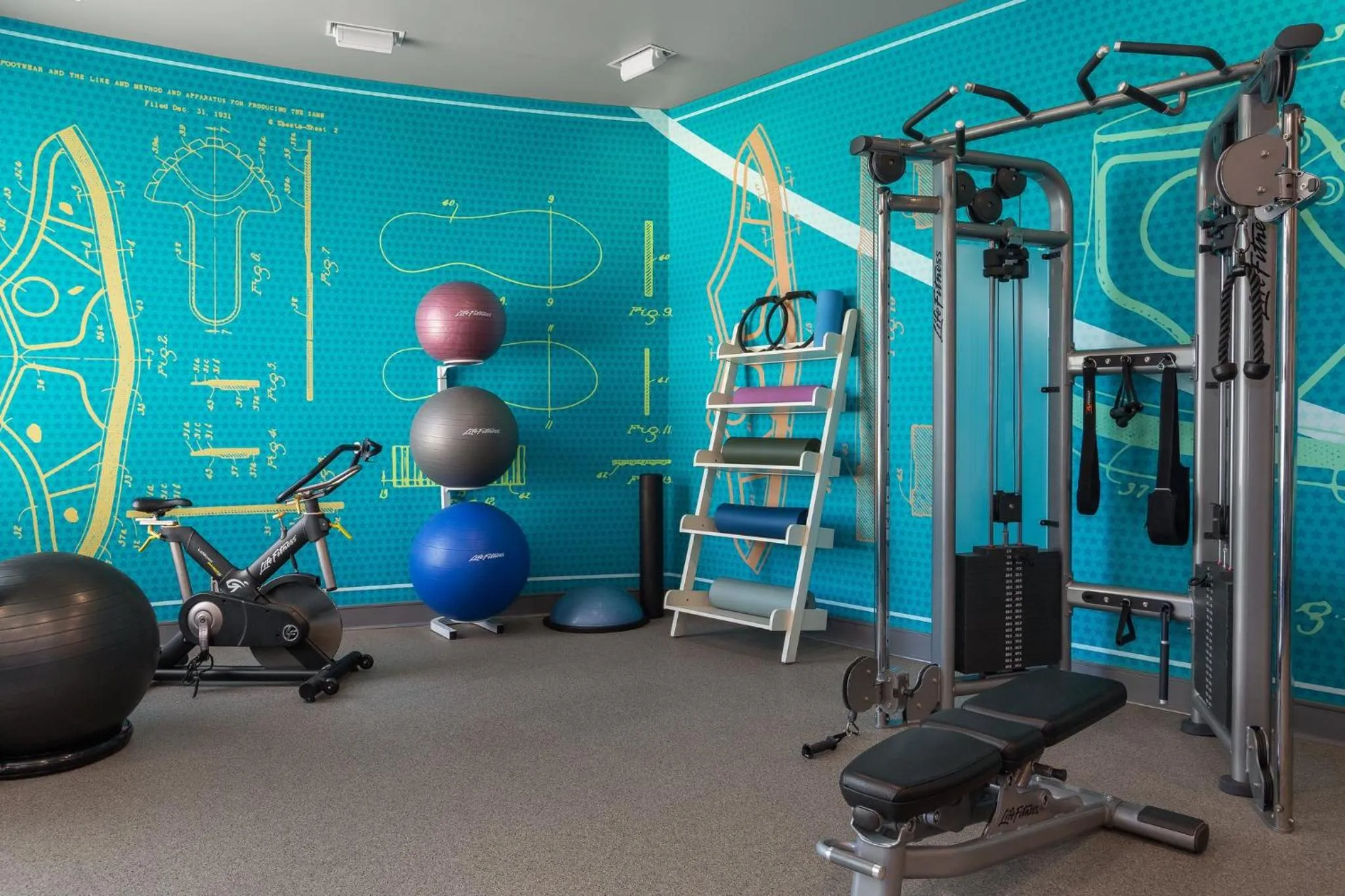 Fitness centre/facilities in Hotel Indigo Columbus Architectural Center by IHG