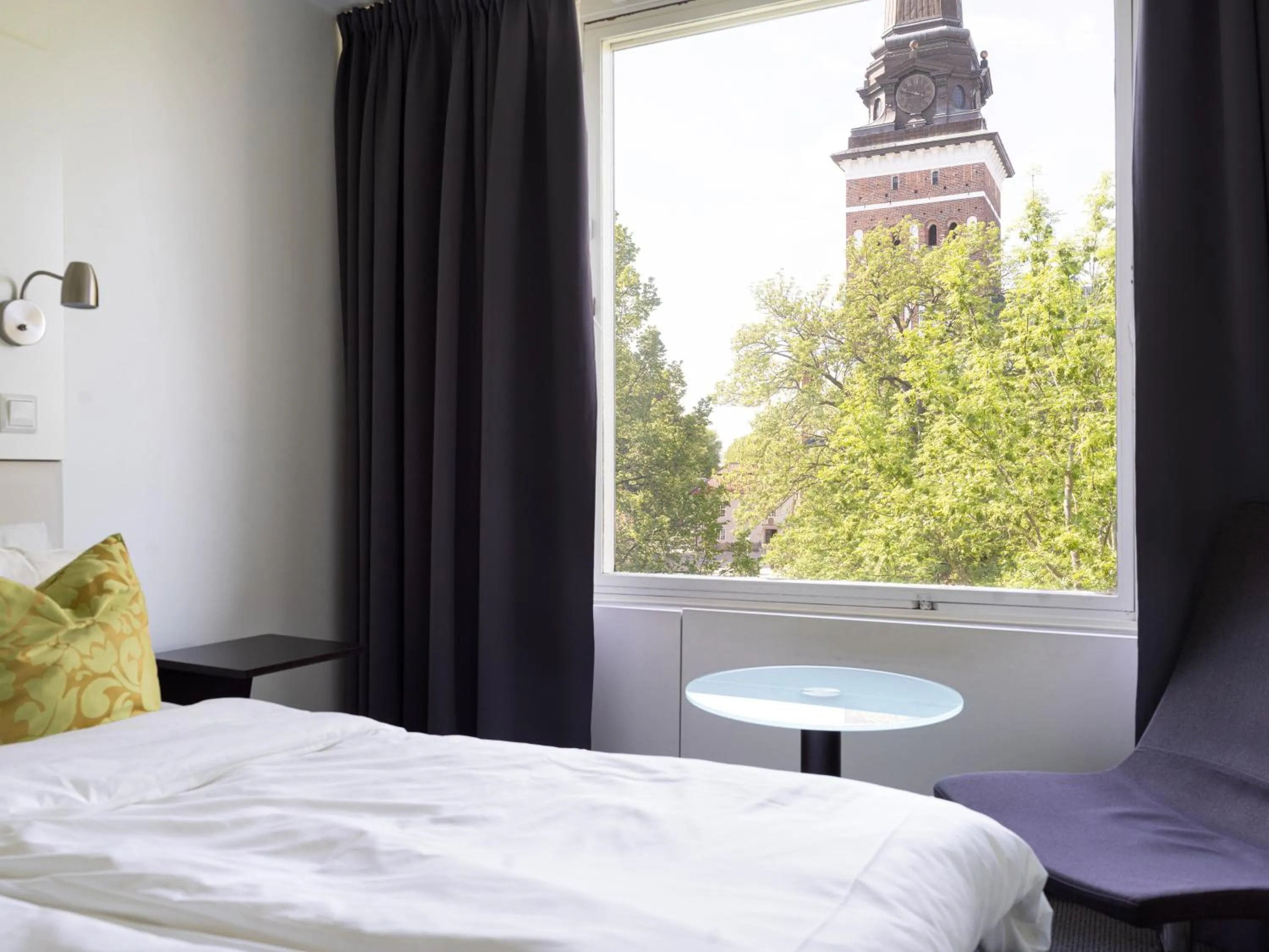 View (from property/room), Bed in Elite Stadshotellet Västerås
