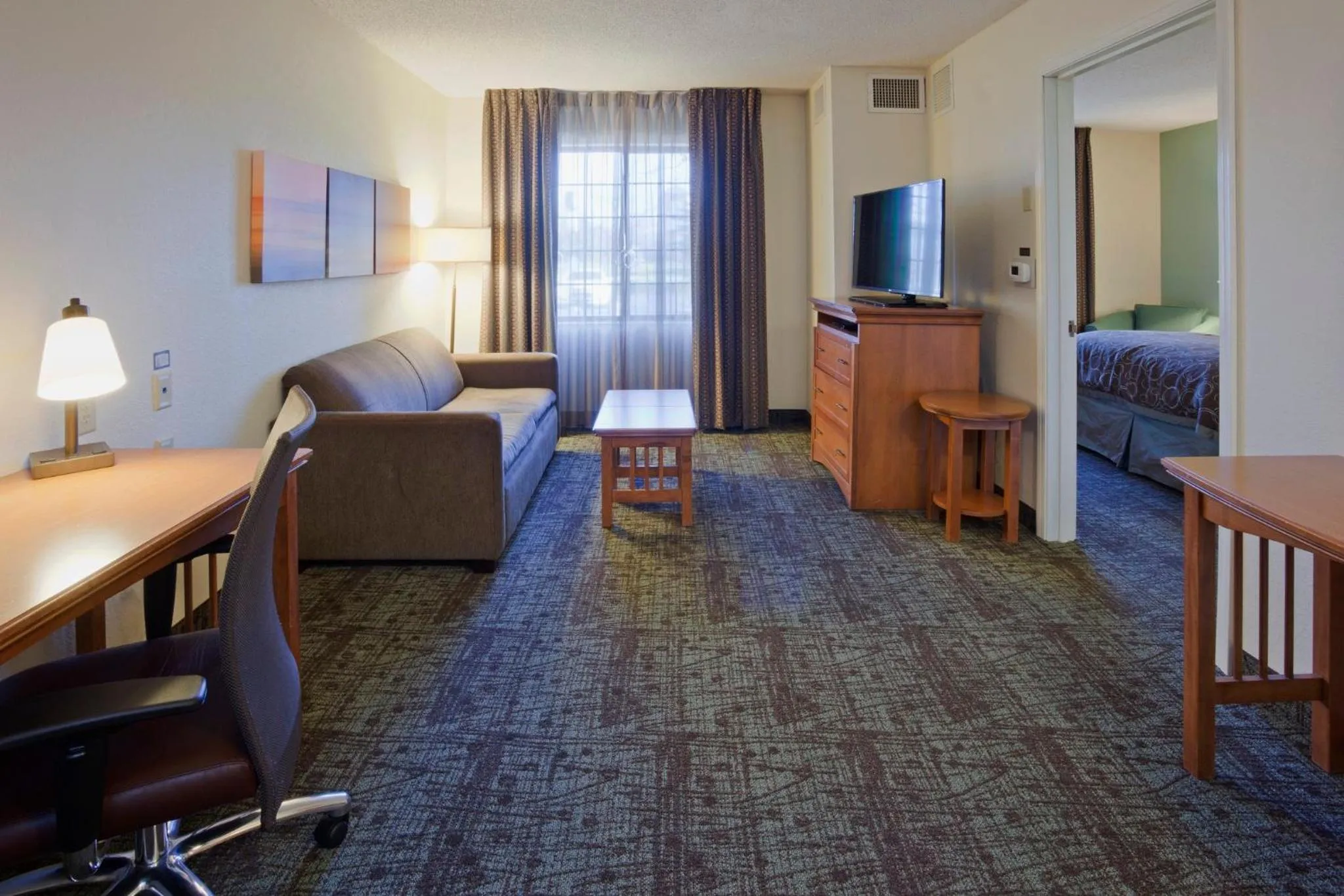 Photo of the whole room, Bed in Candlewood Suites Eagan - Mall of America Area by IHG