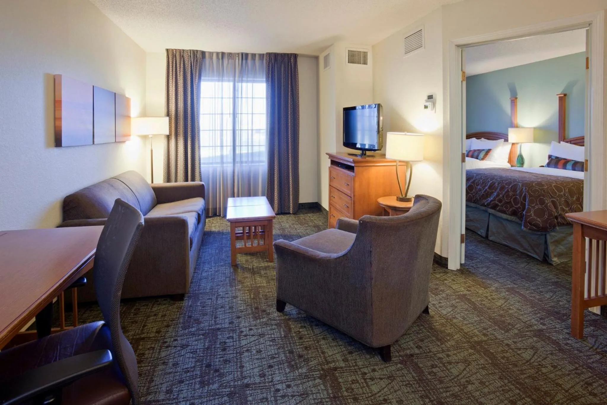 Photo of the whole room, Bed in Candlewood Suites Eagan - Mall of America Area by IHG