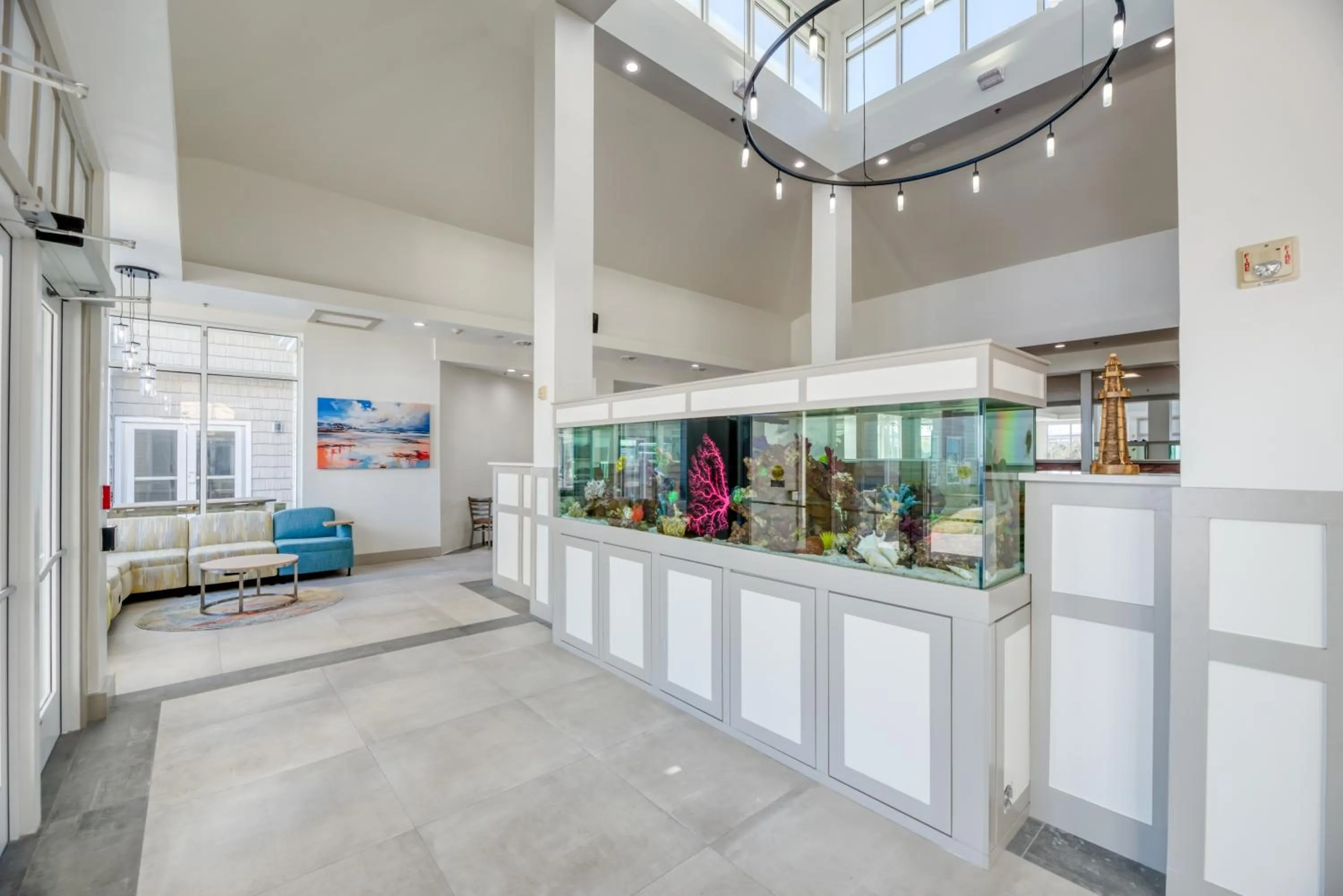 Lobby or reception in Hilton Garden Inn Outer Banks/Kitty Hawk