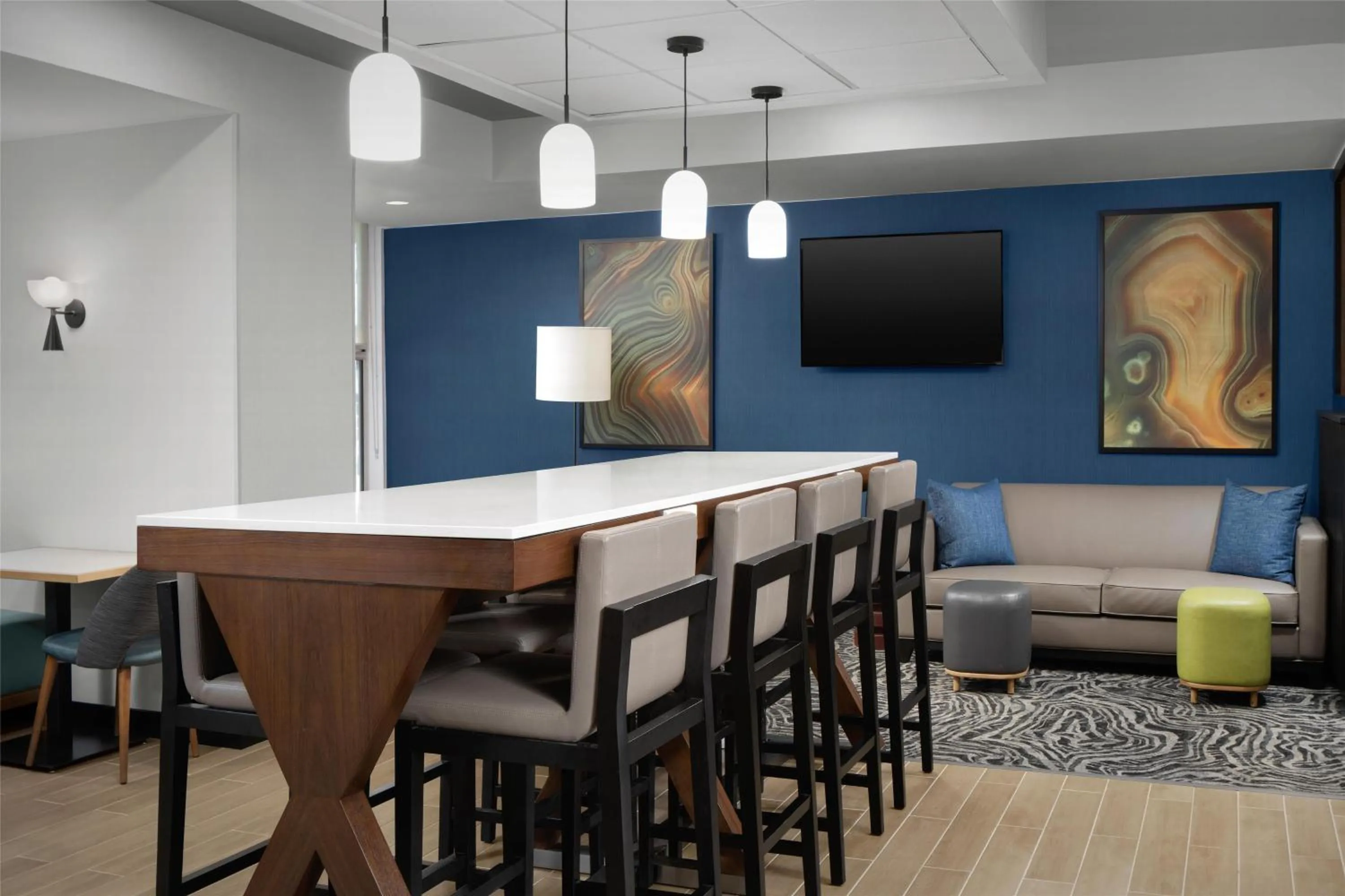 Lobby or reception in Hampton Inn Butte