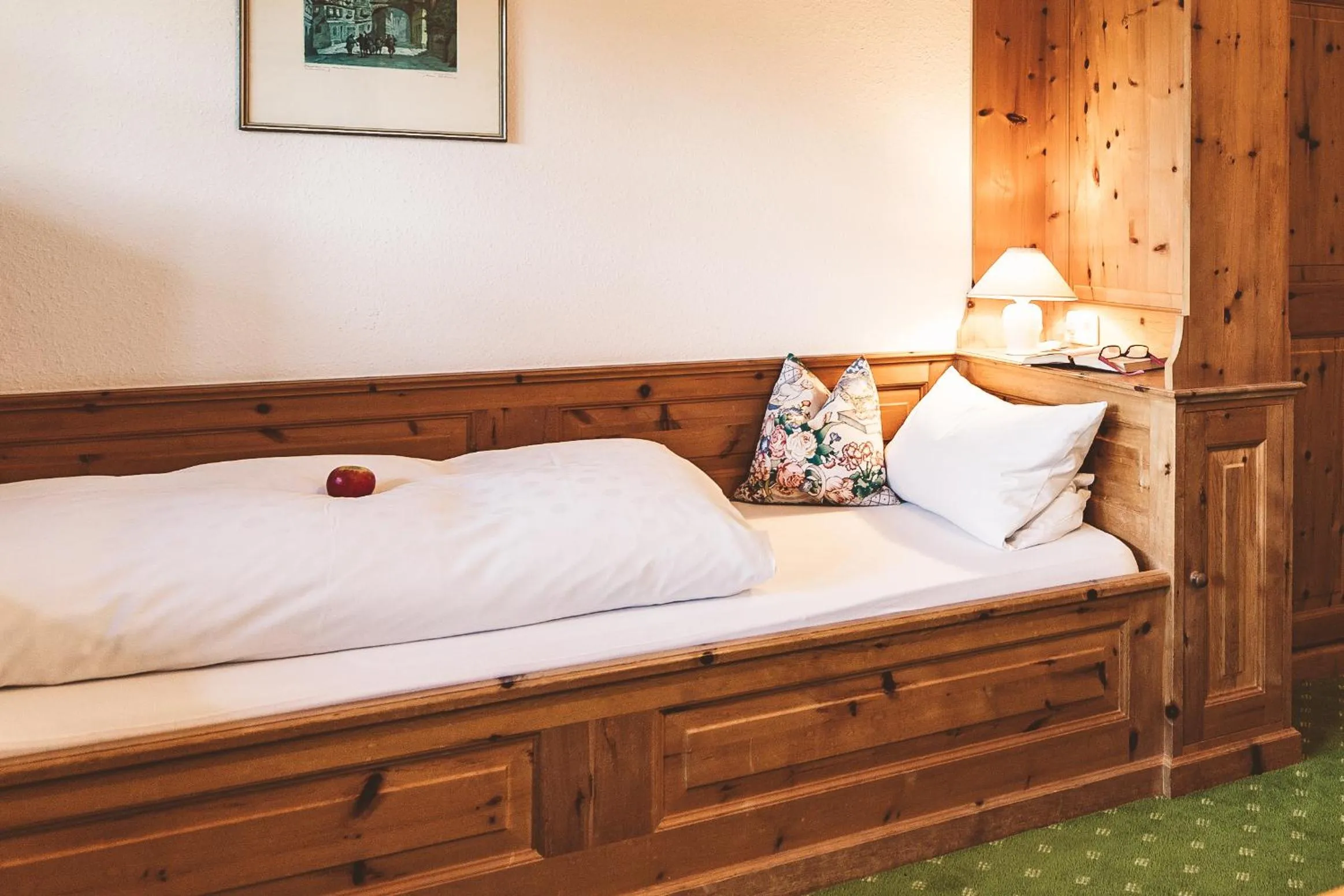 Bed in Hotel Garni Gästehaus Brand