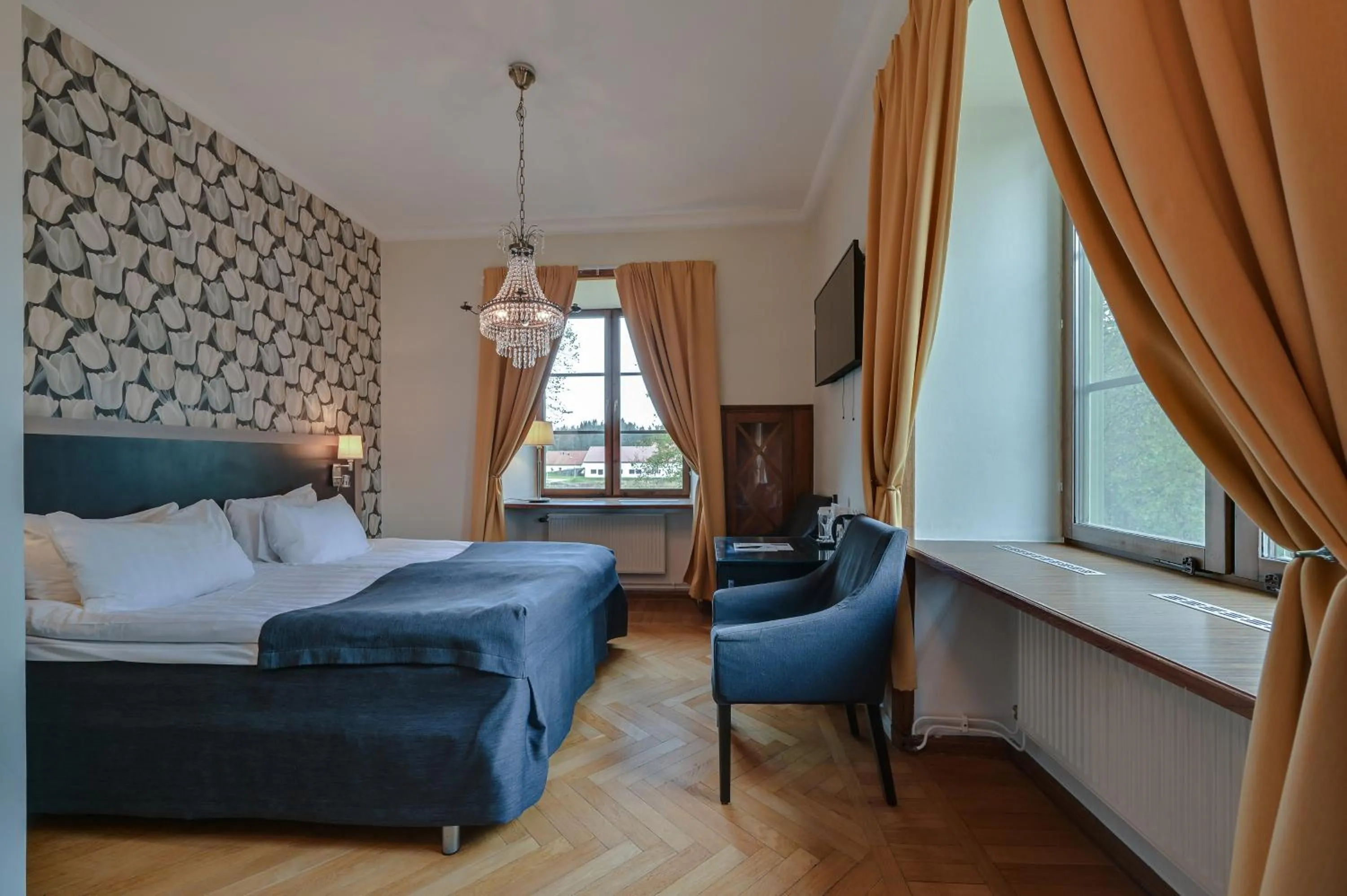 Bed in Gimo Herrgård