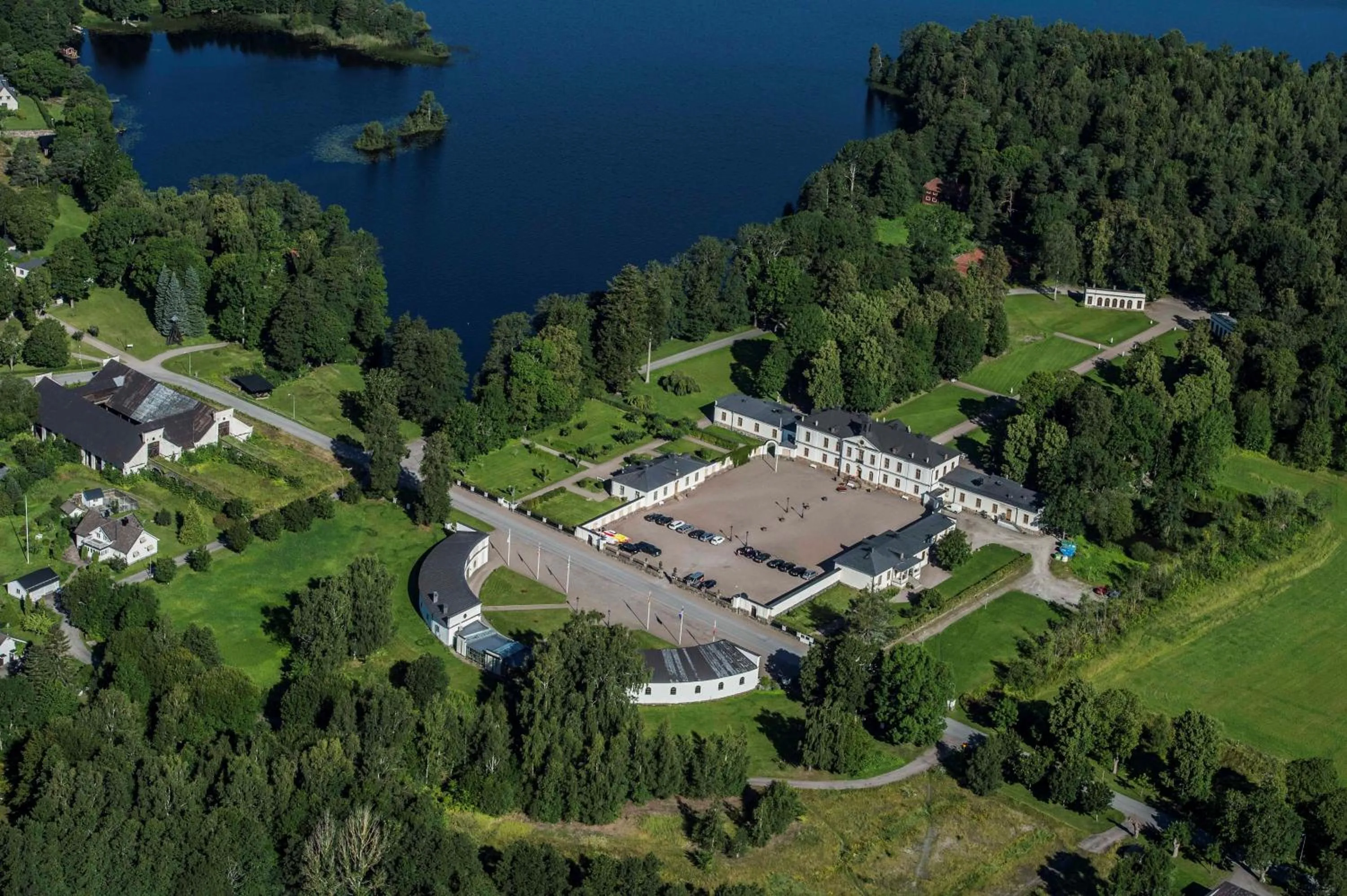 Bird's eye view in Gimo Herrgård