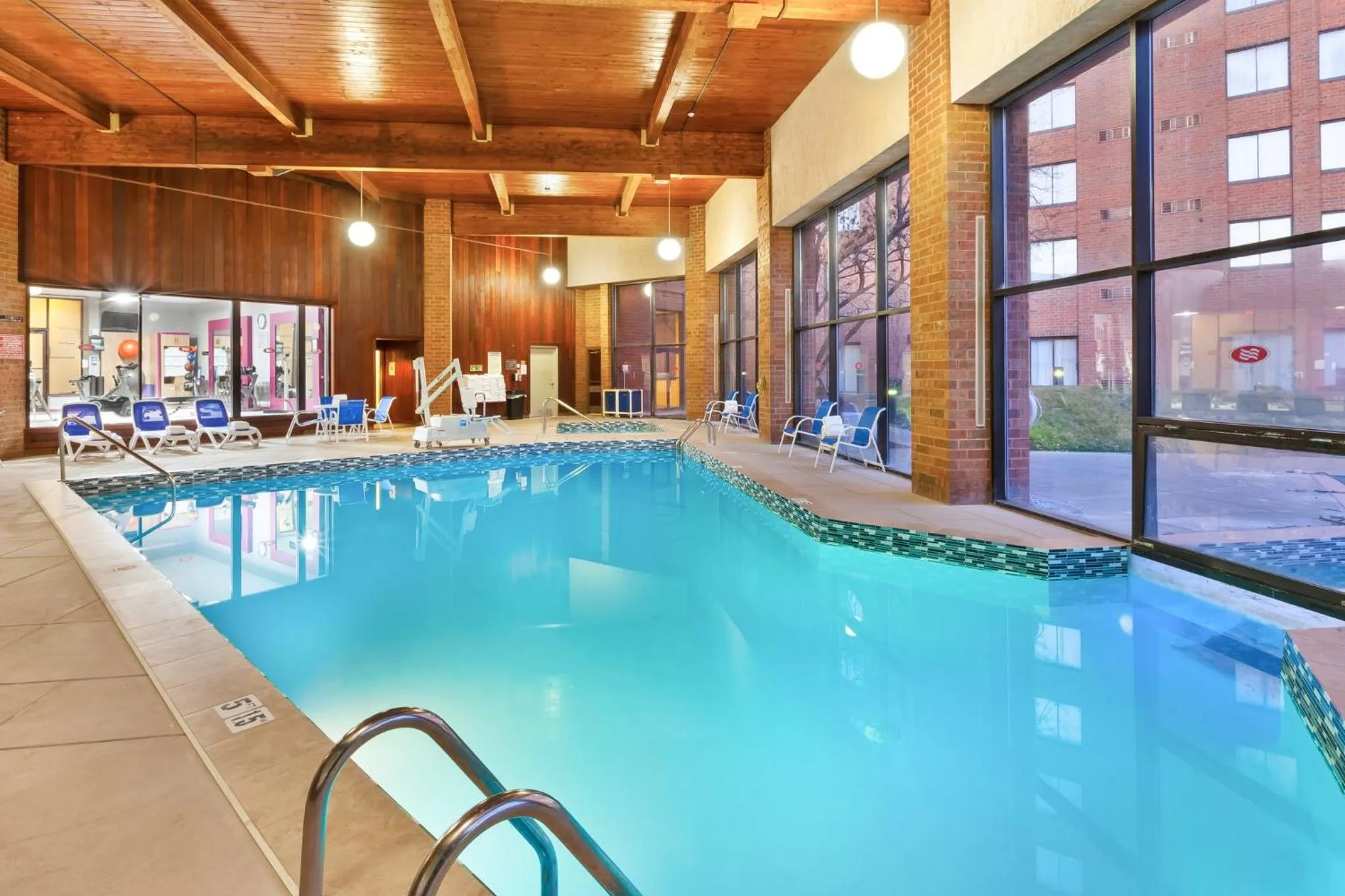 Swimming pool in Crowne Plaza Columbus North - Worthington by IHG