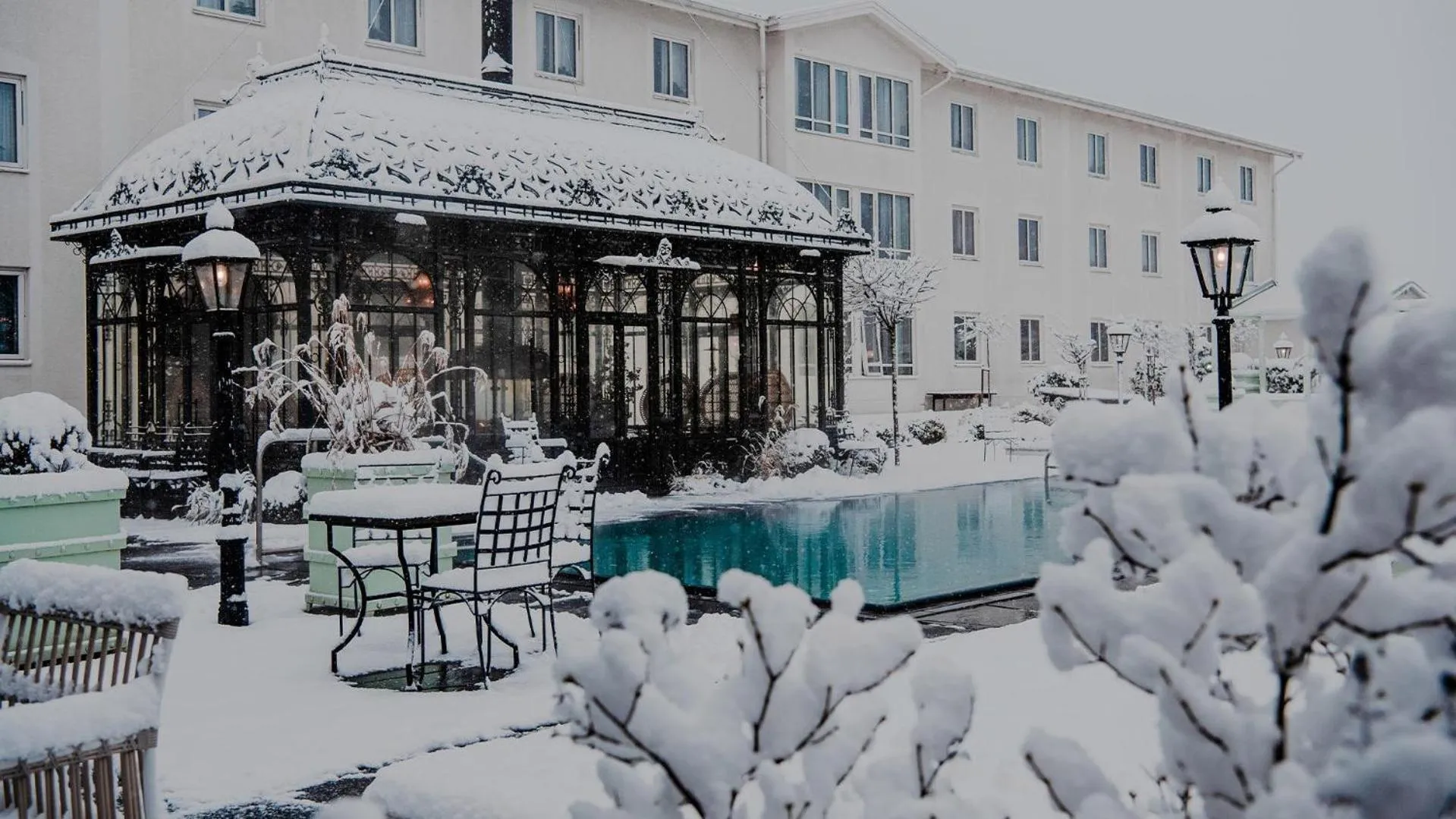Swimming pool in Falkenberg Strandbad