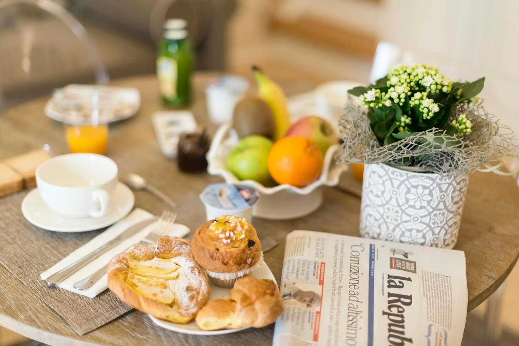 Food and drinks in B&B C'era una volta