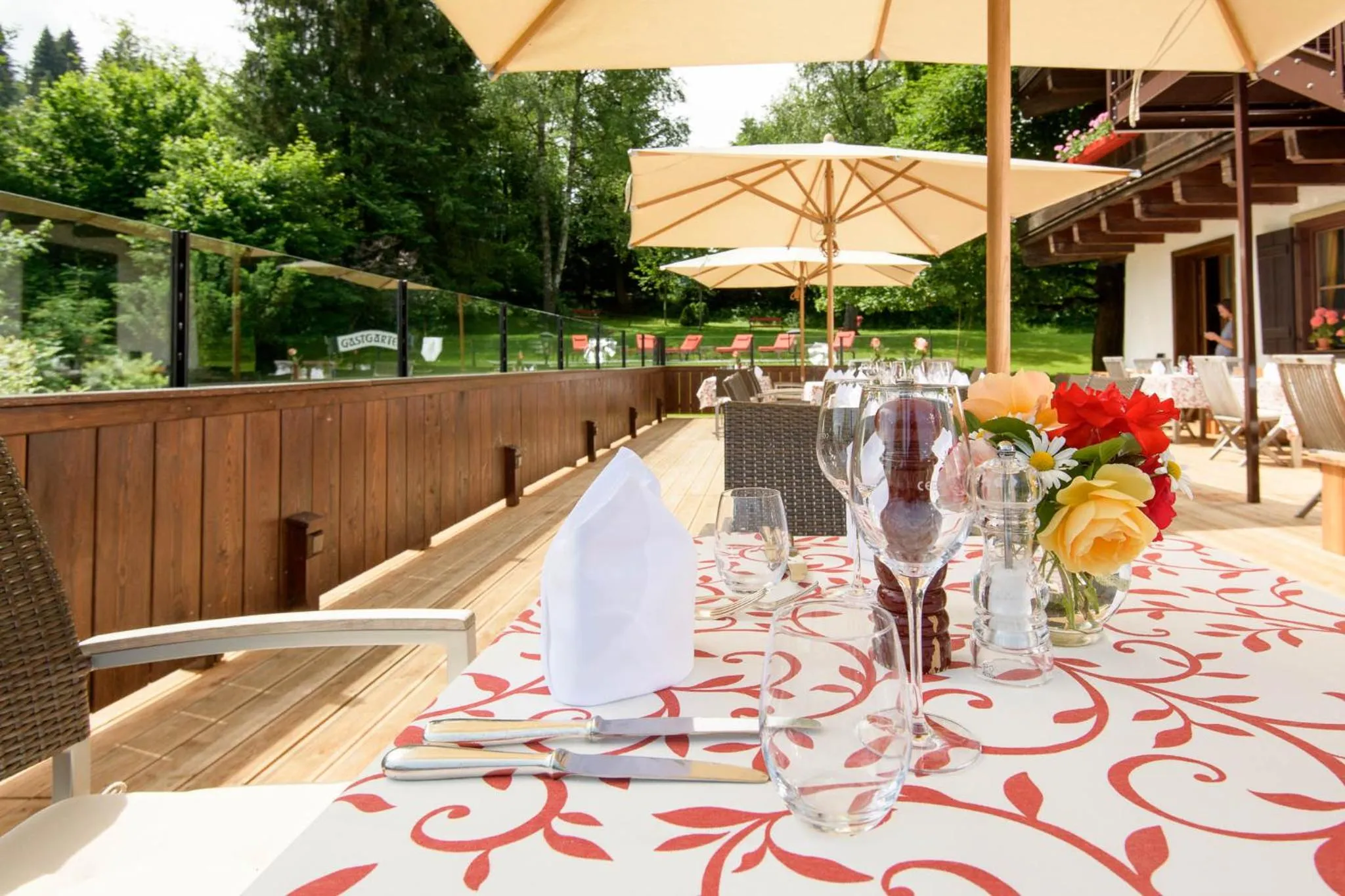 Balcony/Terrace in Hotel zur Post