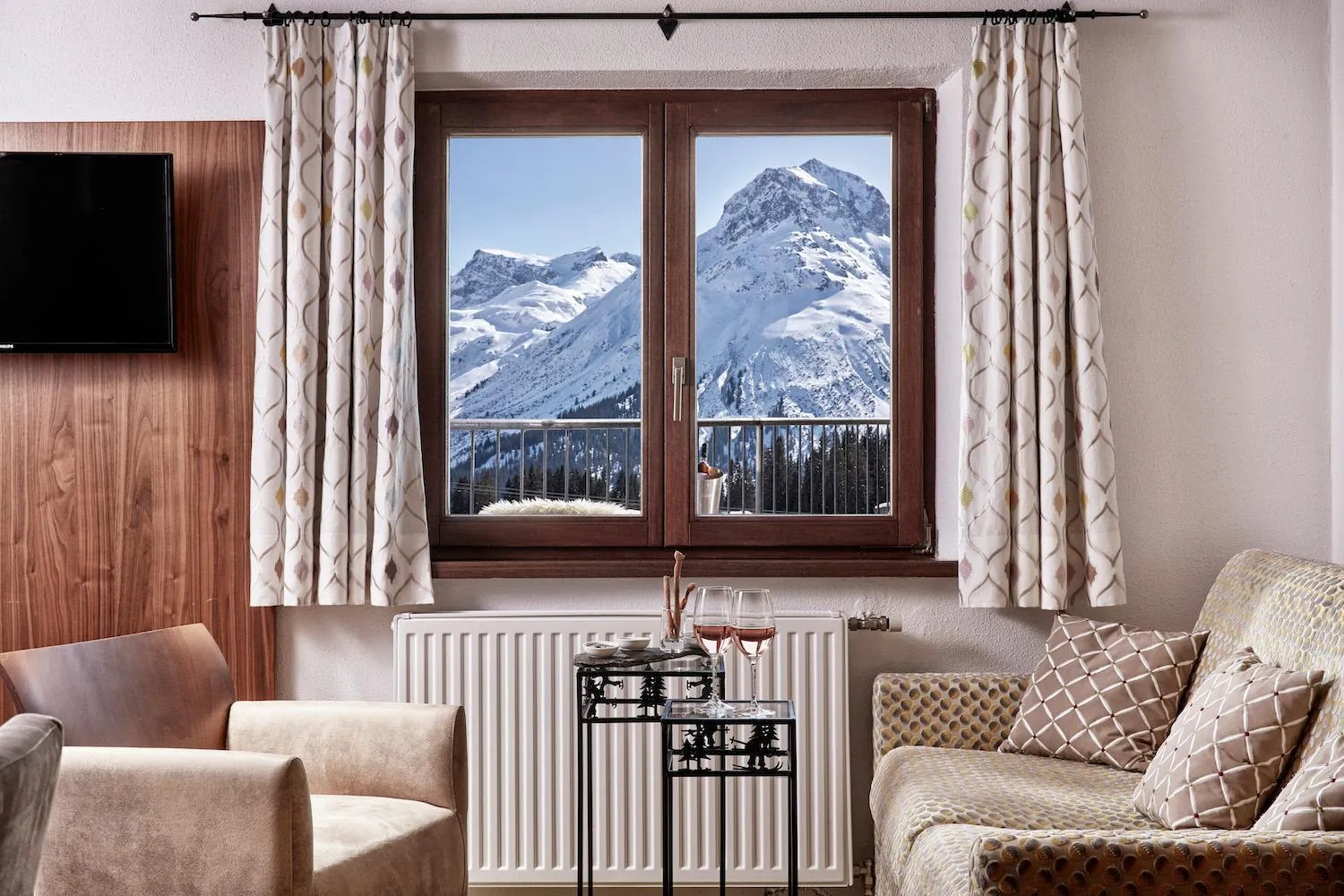 Living room in Hotel Goldener Berg