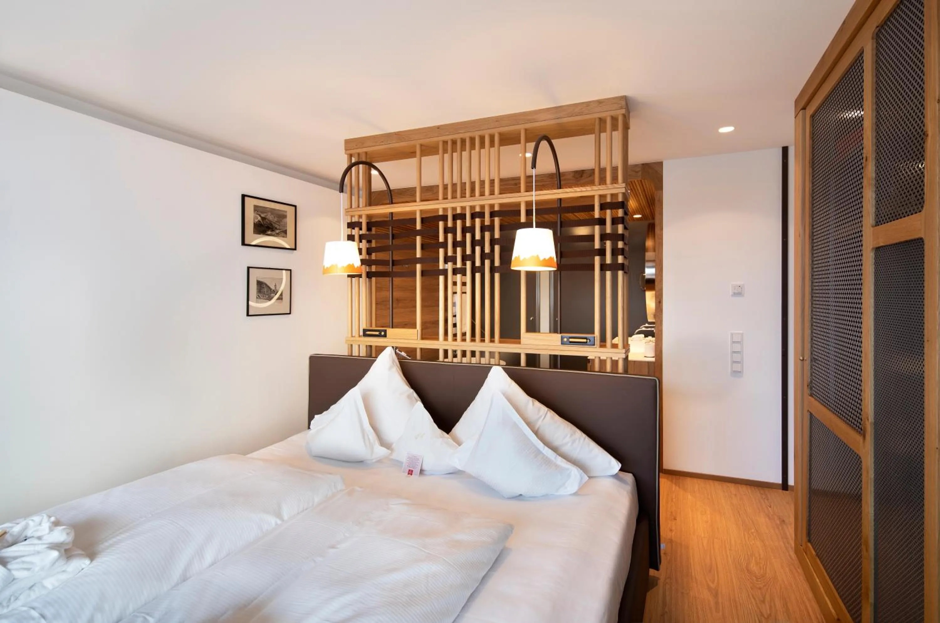 Photo of the whole room, Bed in Hotel Goldener Berg