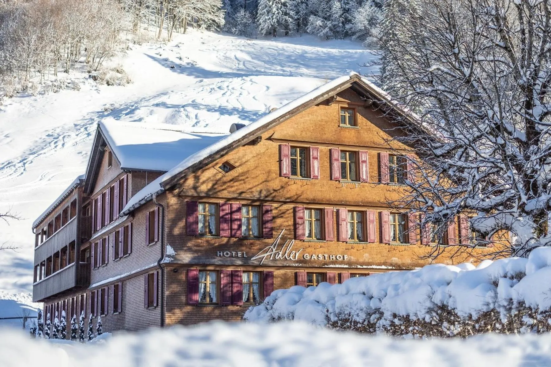 Property building in Hotel Gasthof Adler