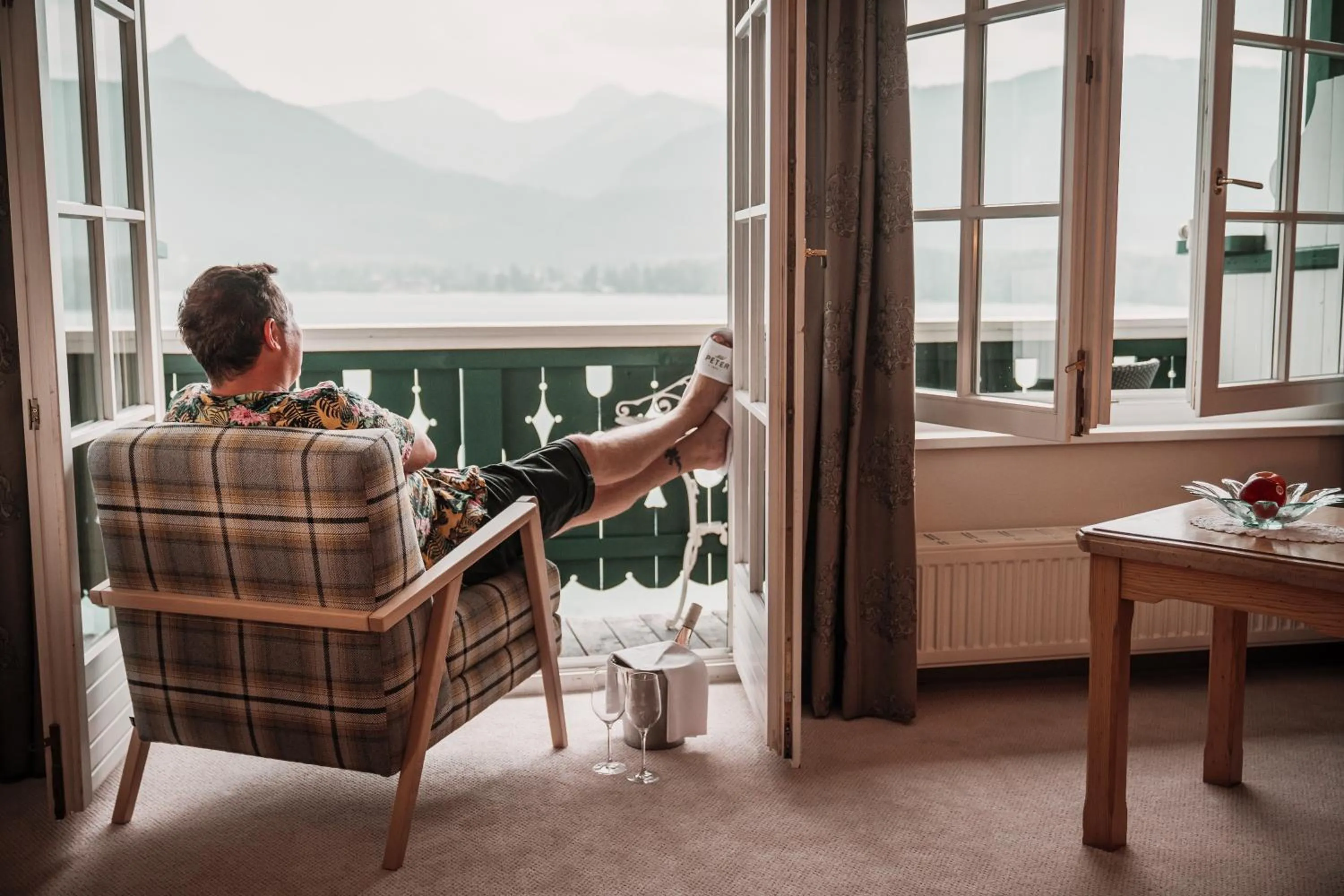 Lake view in Hotel Peter