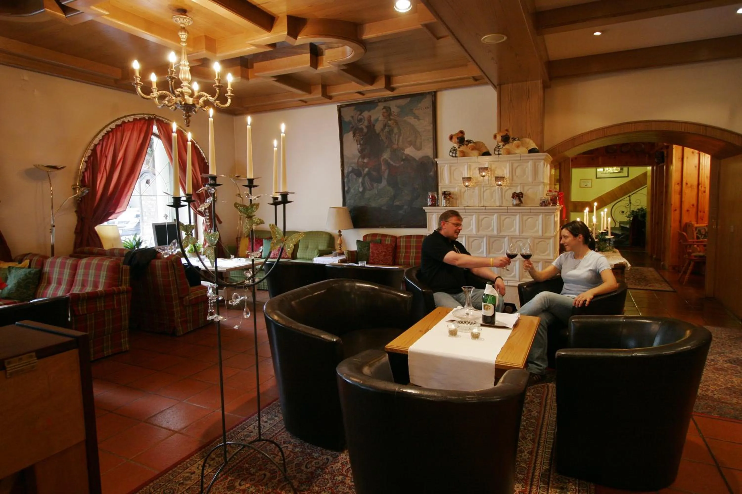 Communal lounge/ TV room in Ferienhotel Alber