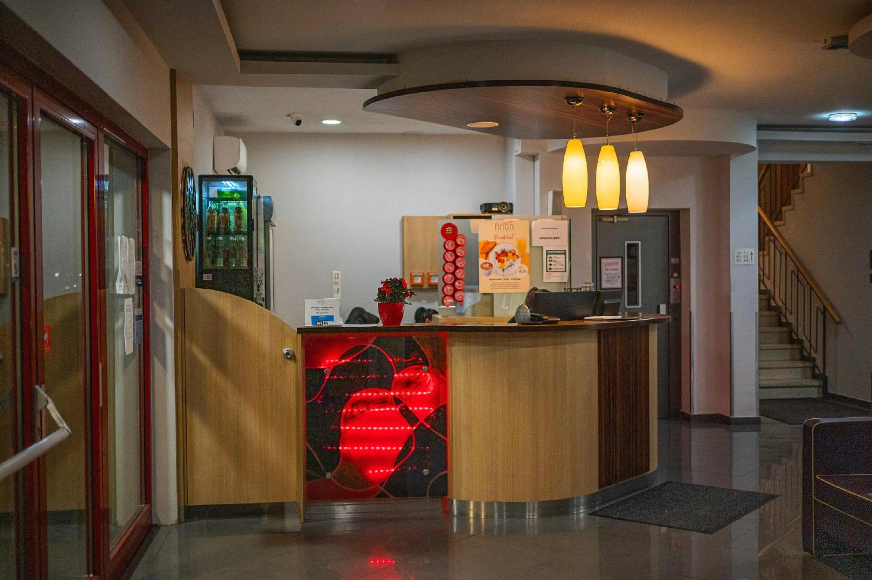 Lobby or reception in Arion Airport Hotel
