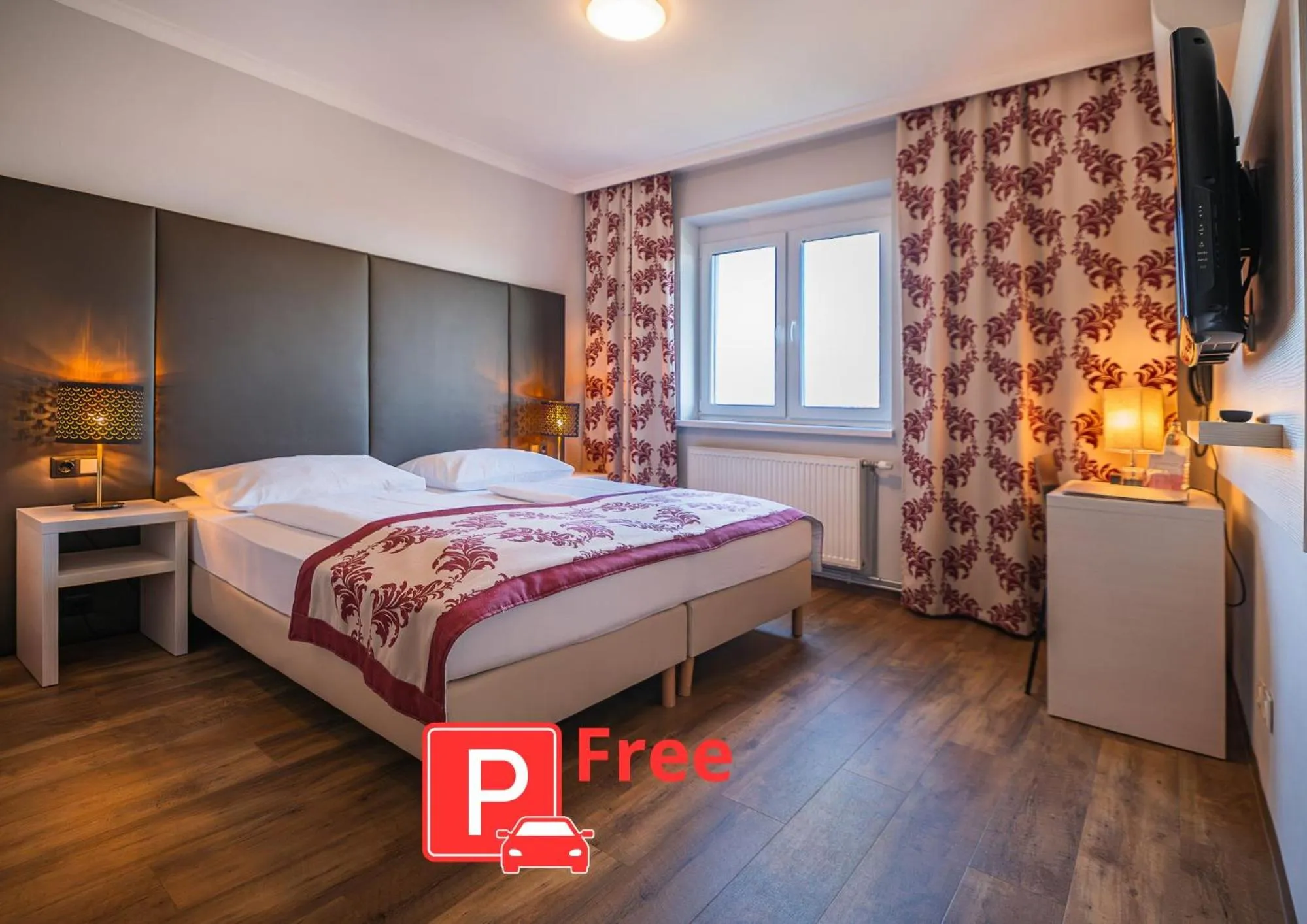 Bed in Arion Airport Hotel