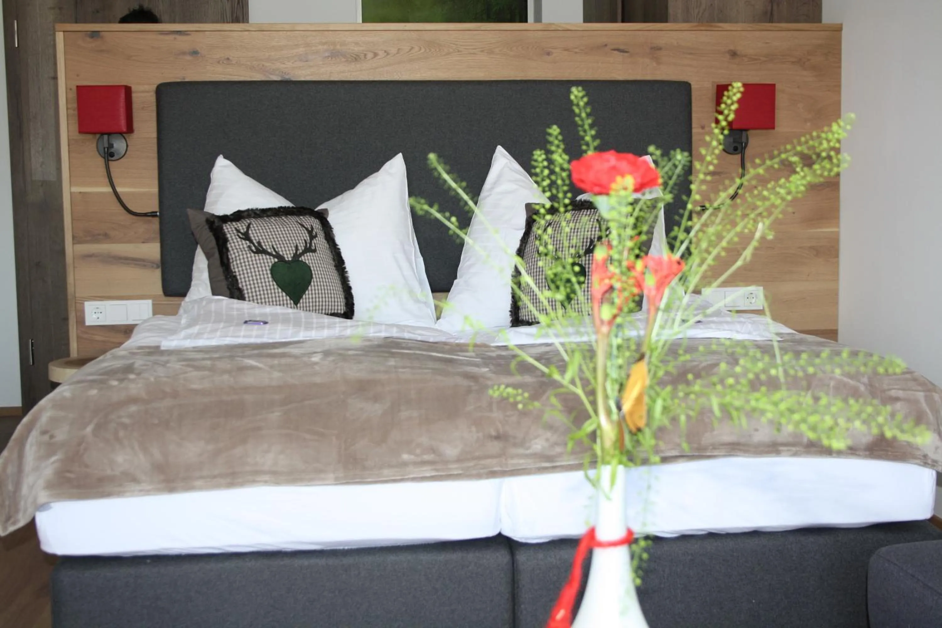 Photo of the whole room, Bed in Hotel Aberseehof