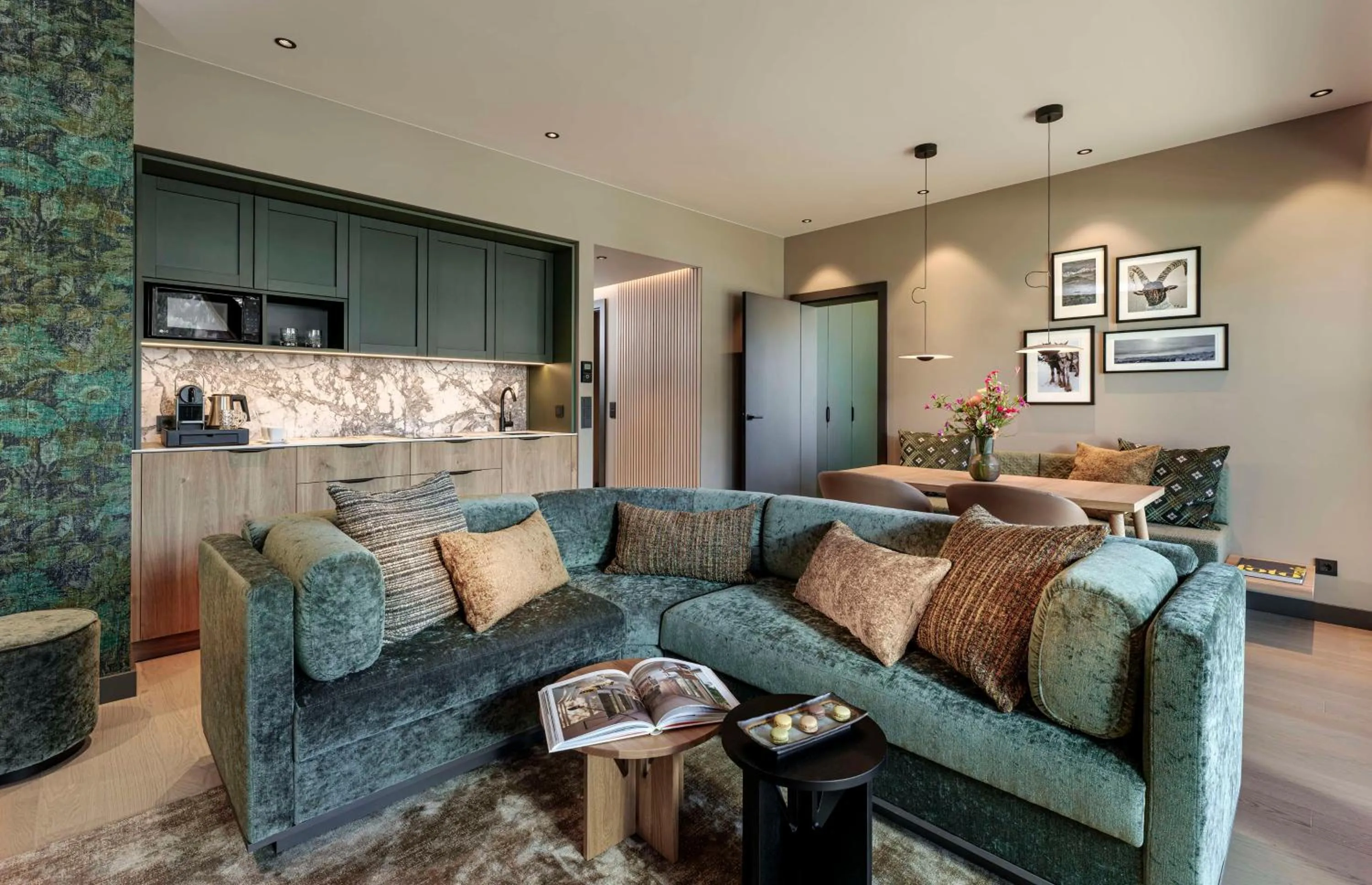 Kitchen or kitchenette in Grand Tirolia Kitzbühel - Member of Hommage Luxury Hotels Collection