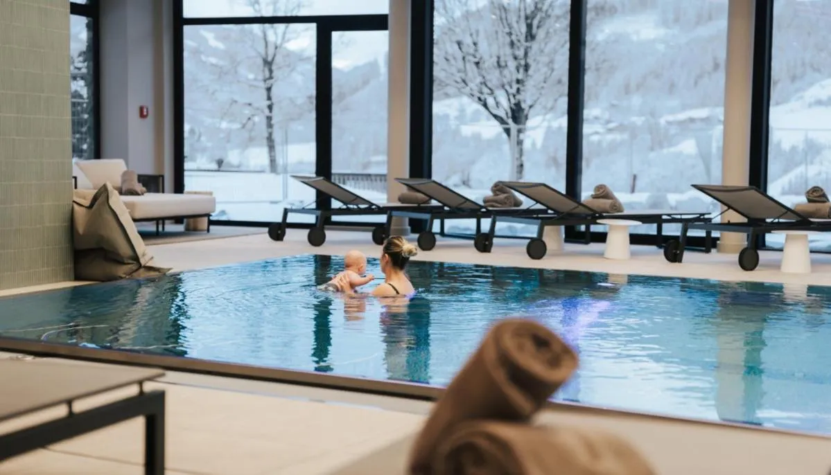 Swimming pool in Grand Tirolia Kitzbühel - Member of Hommage Luxury Hotels Collection