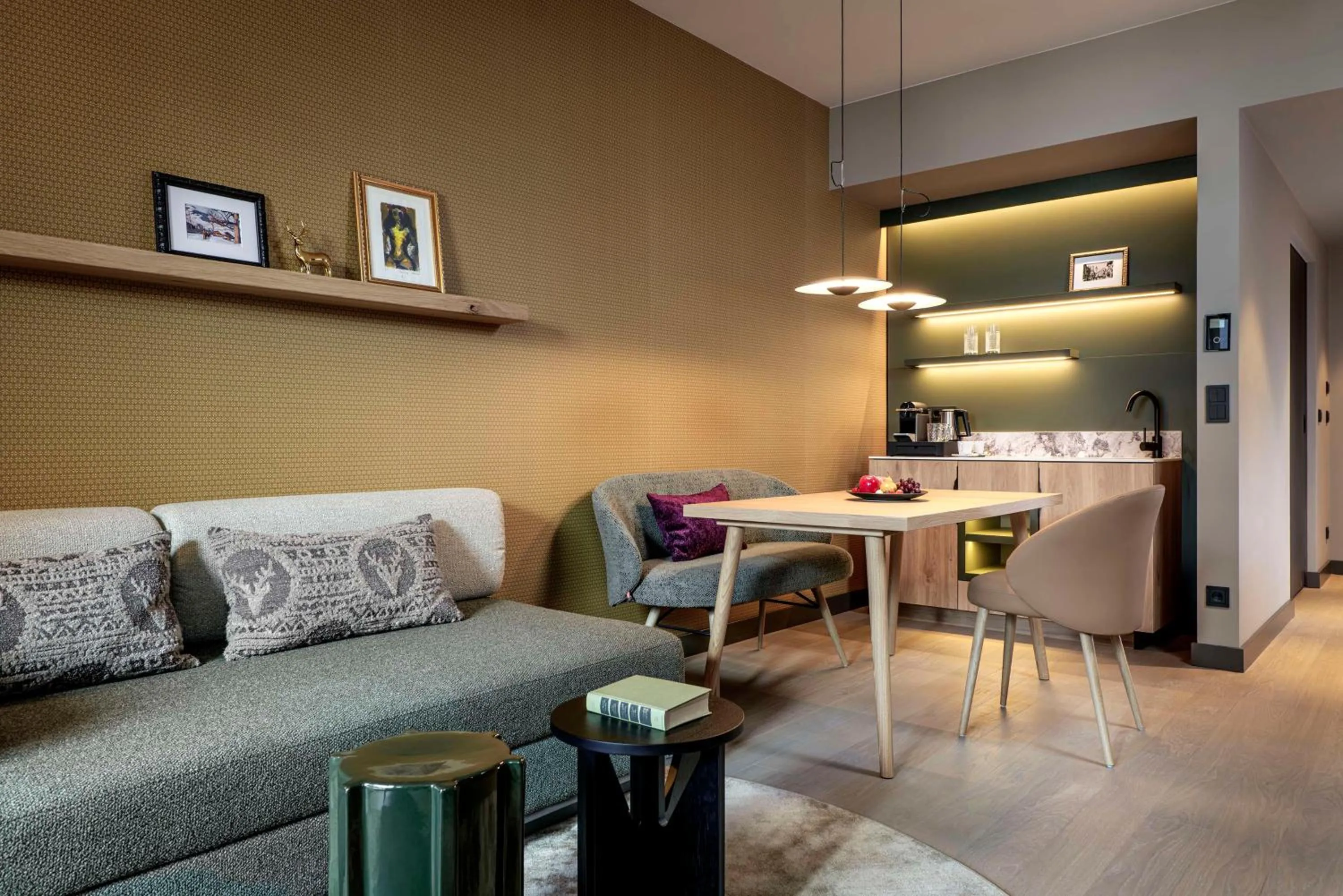 Kitchen or kitchenette in Grand Tirolia Kitzbühel - Member of Hommage Luxury Hotels Collection