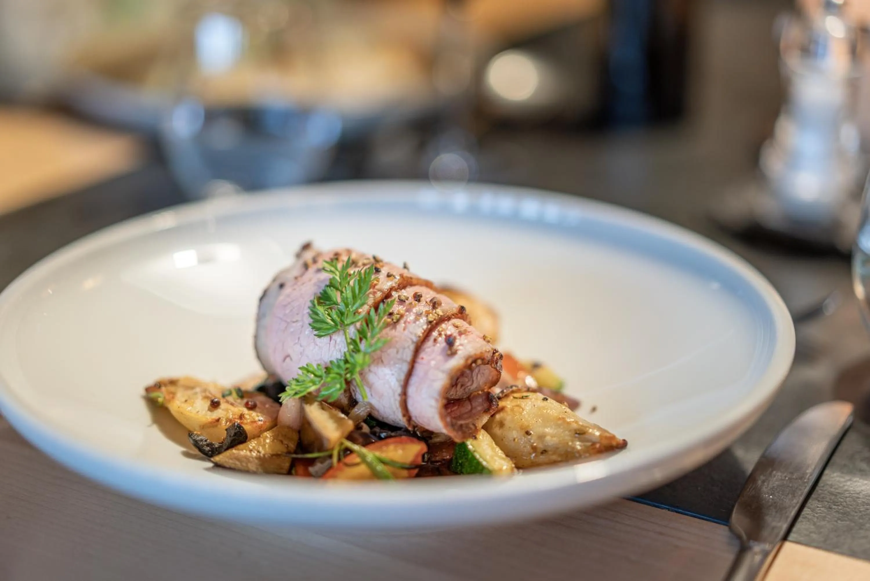 Restaurant/places to eat in Hotel Falknerhof