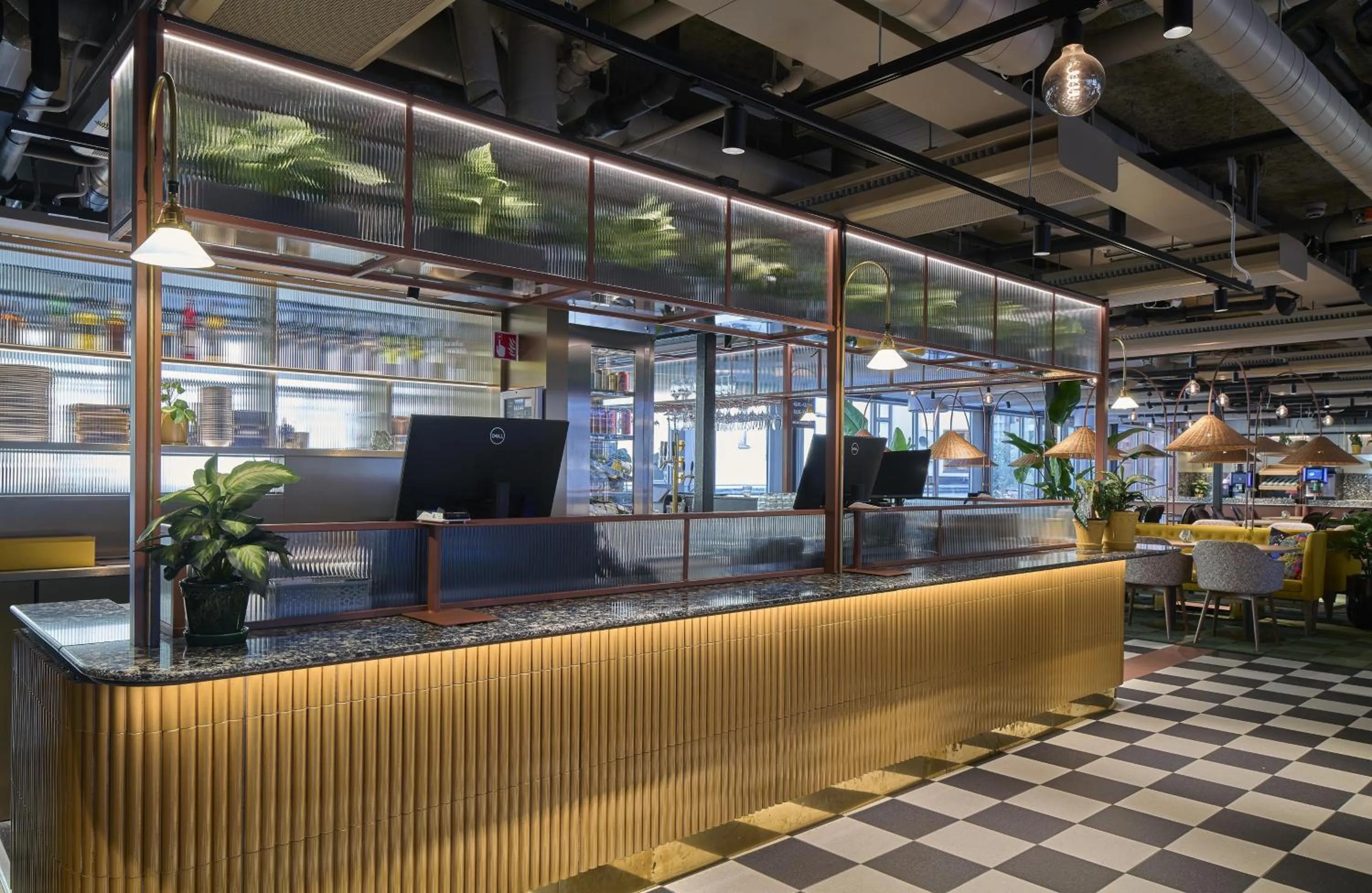 Lobby or reception in Scandic Wallin