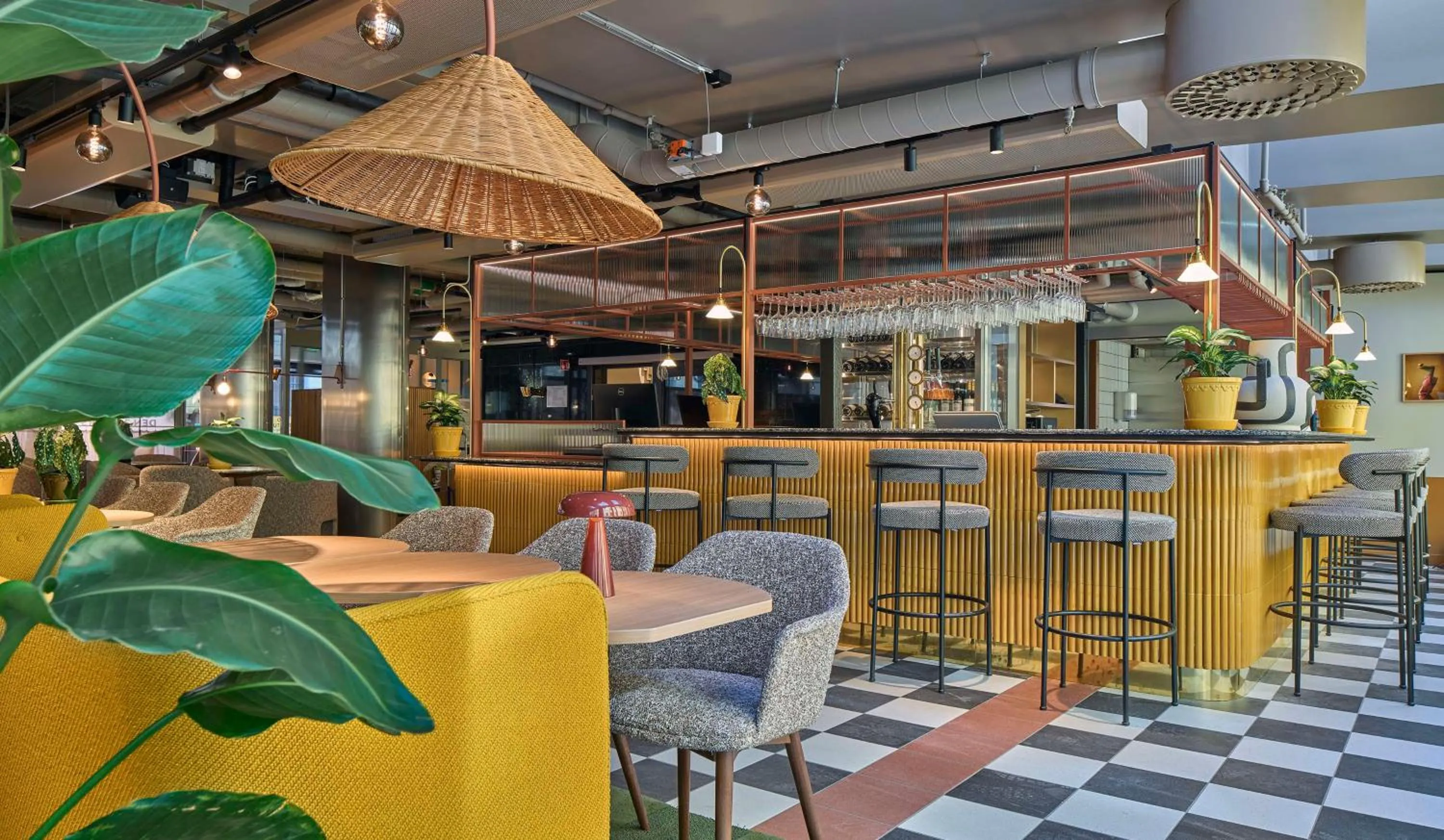 Lounge or bar in Scandic Wallin