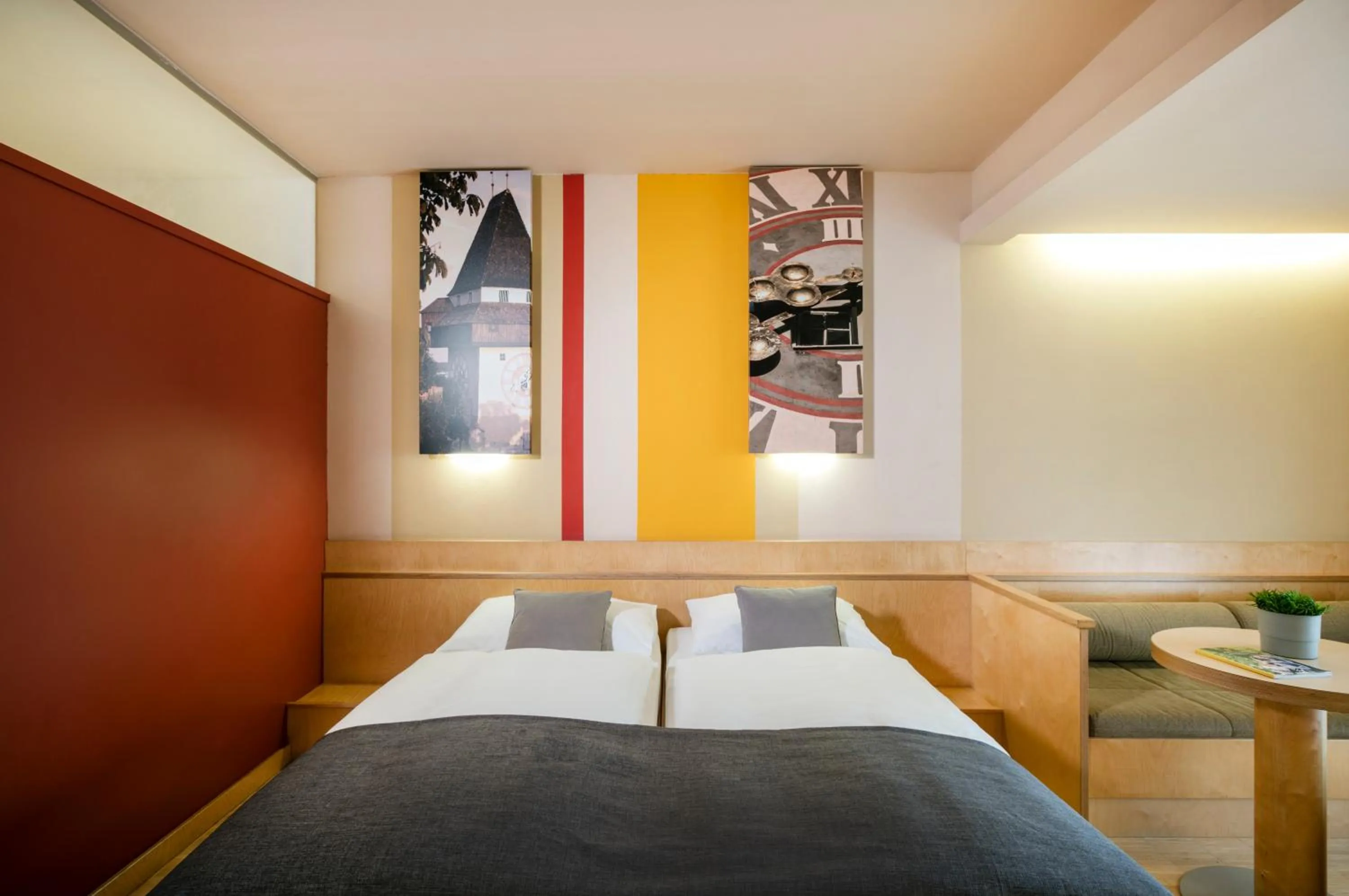 Photo of the whole room, Bed in JUFA Hotel Graz City
