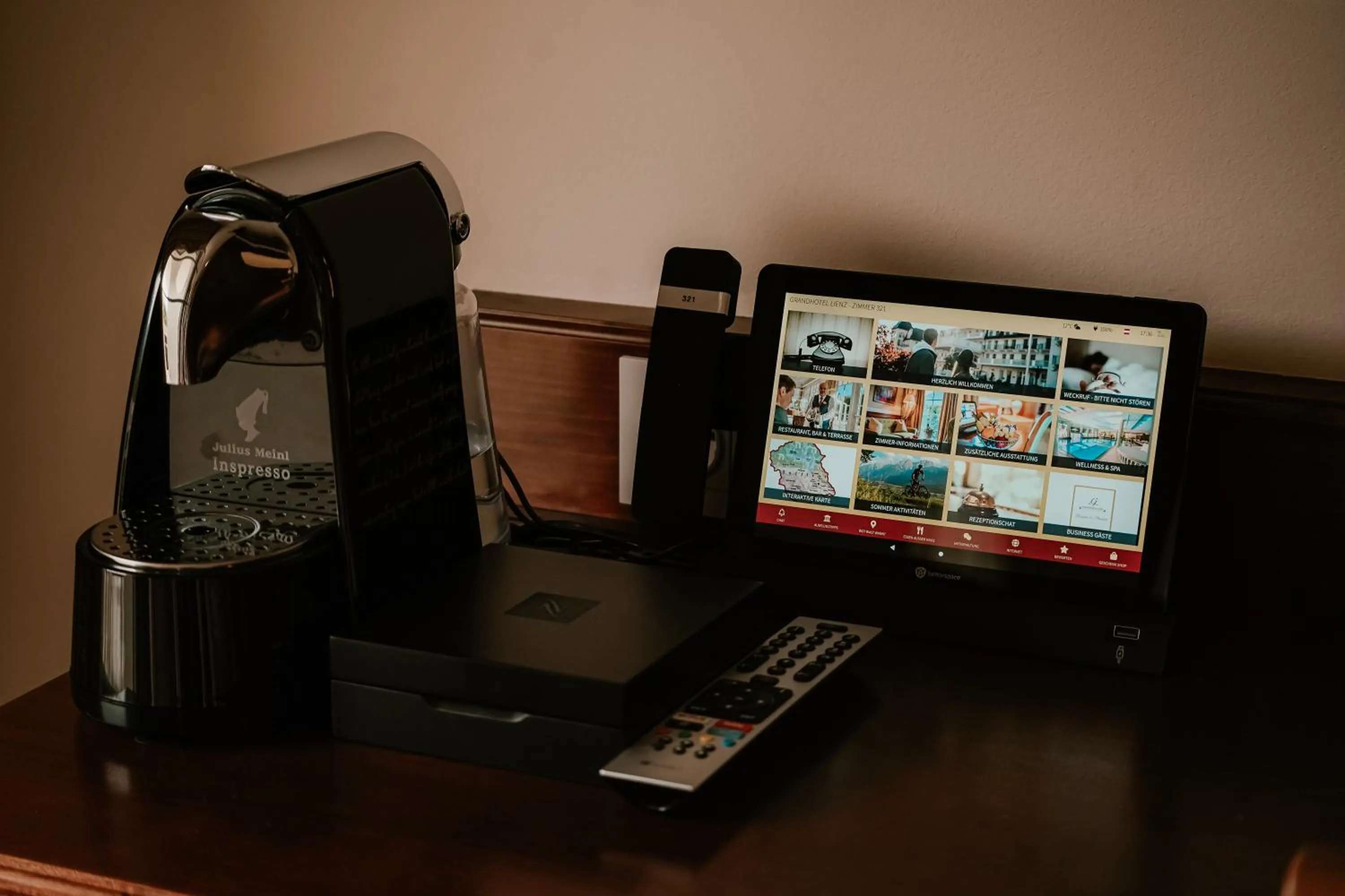 Coffee/tea facilities in Grandhotel Lienz Business-Wellness & Gourmet