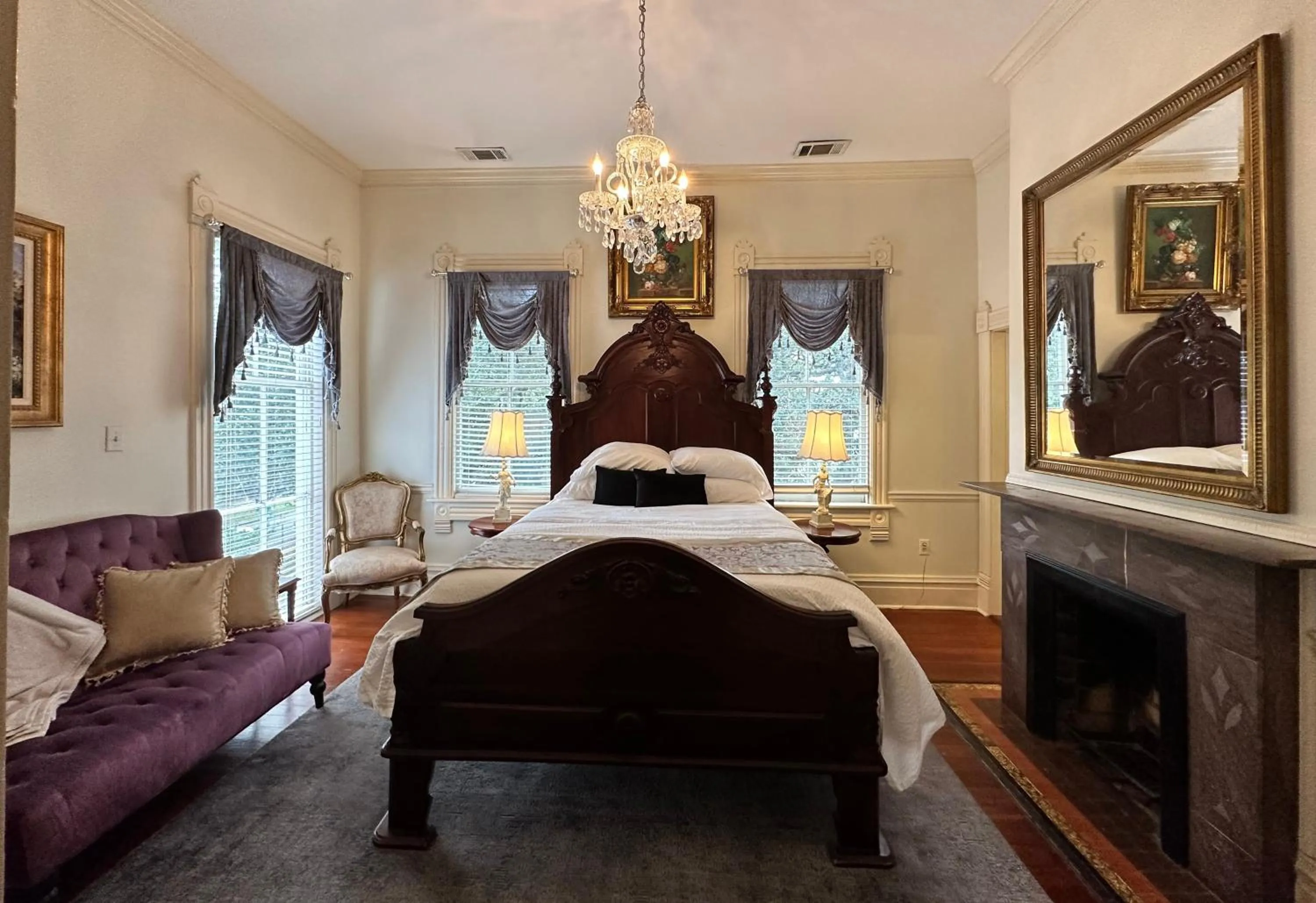 Bed in Amethyst Garden