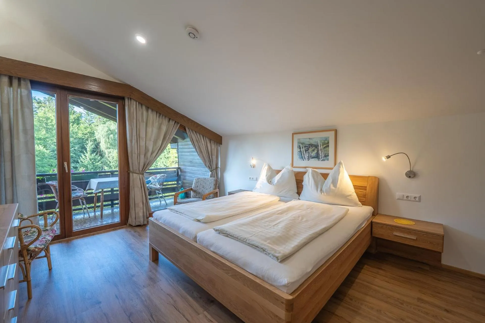 Bedroom, Bed in Landhaus Schreier