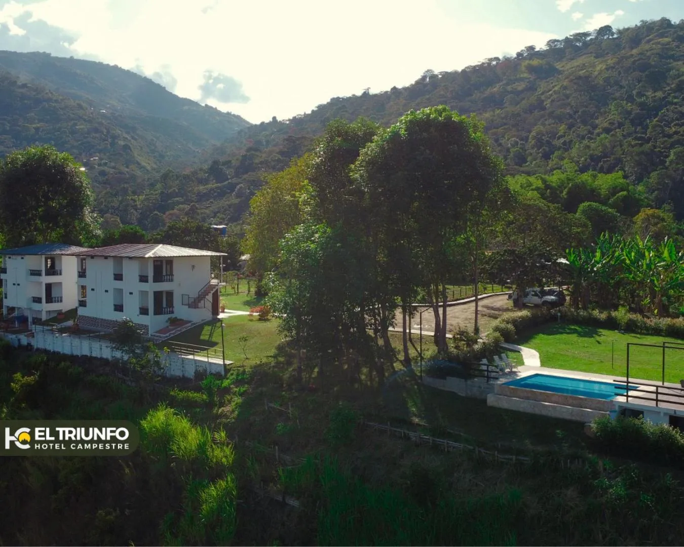 Property building in Hotel Campestre El Triunfo