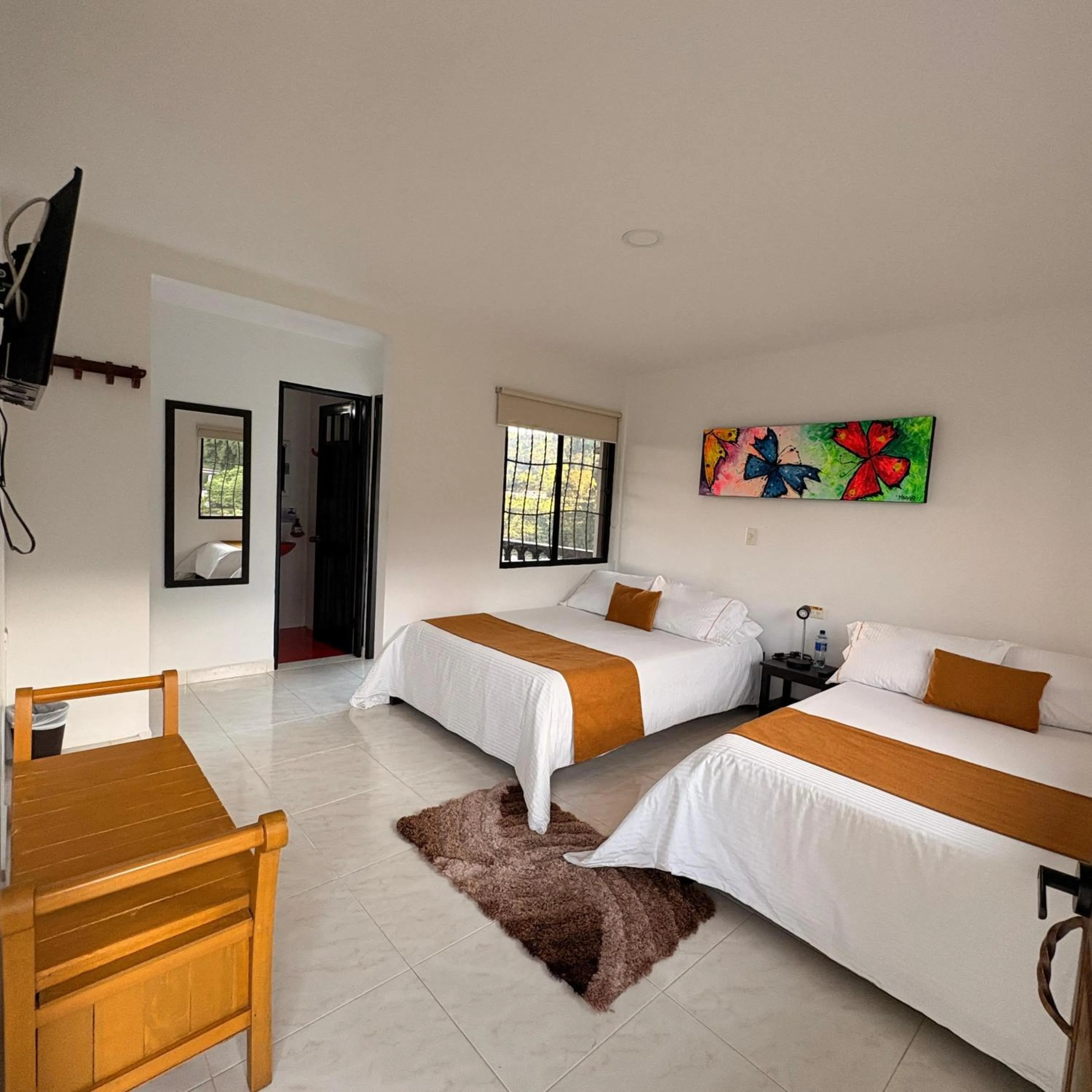 Property building, Bed in Hotel Campestre El Triunfo