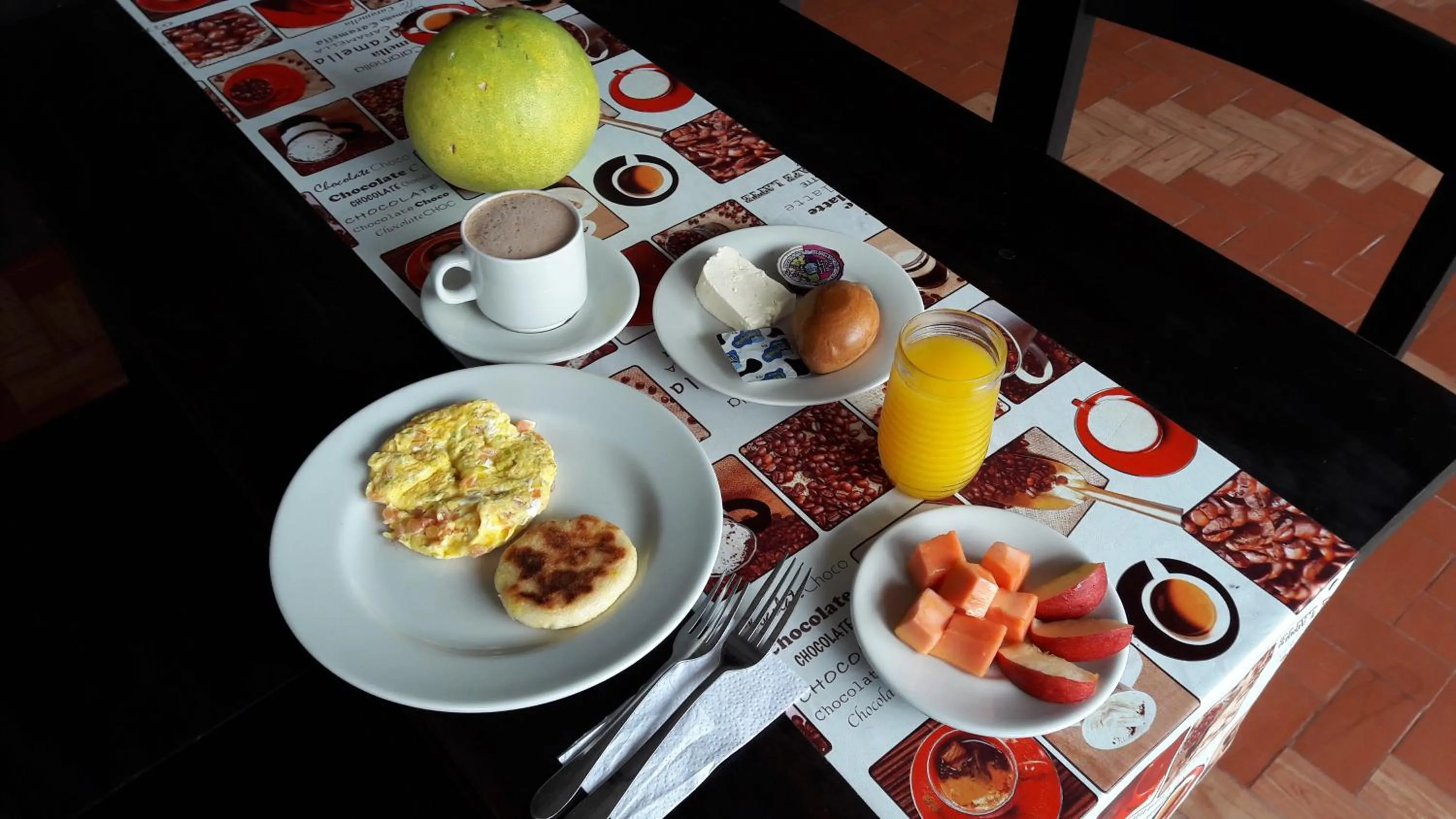 Food and drinks in Hotel Campestre El Triunfo