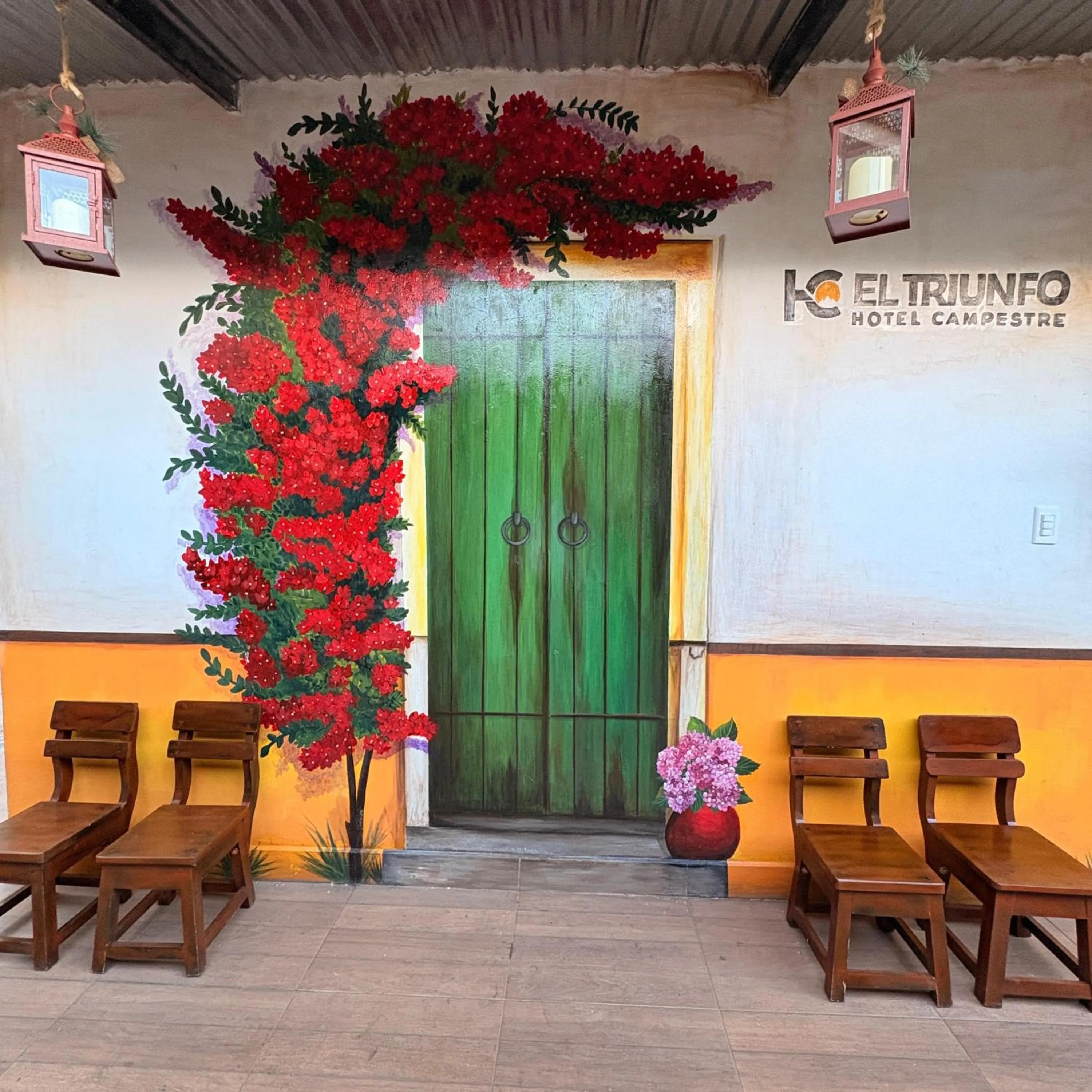 Area and facilities in Hotel Campestre El Triunfo