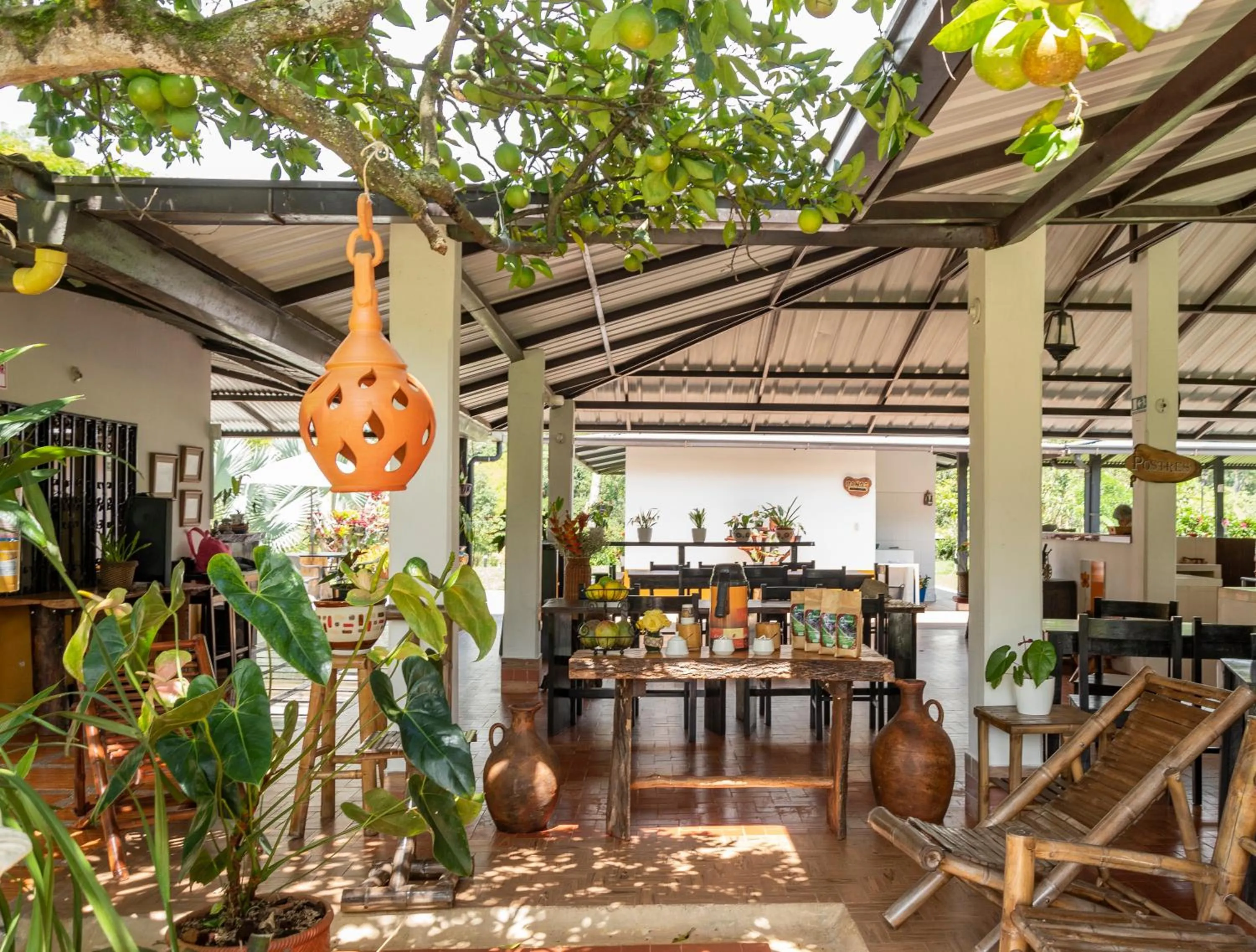 Coffee/tea facilities in Hotel Campestre El Triunfo