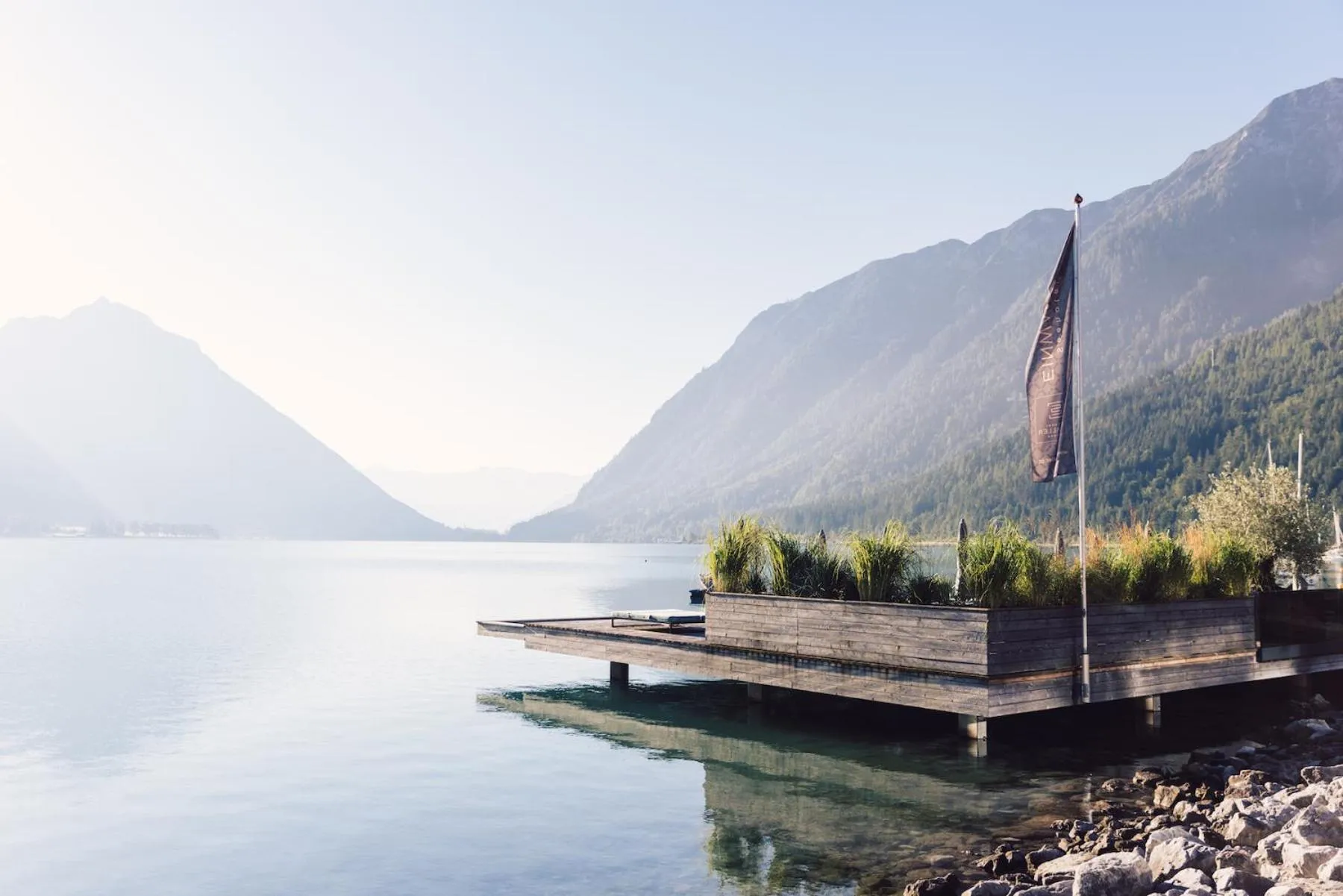 Lake view in Seehotel Einwaller - adults only