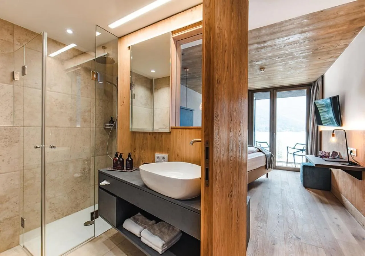 Bathroom in Seehotel Einwaller - adults only