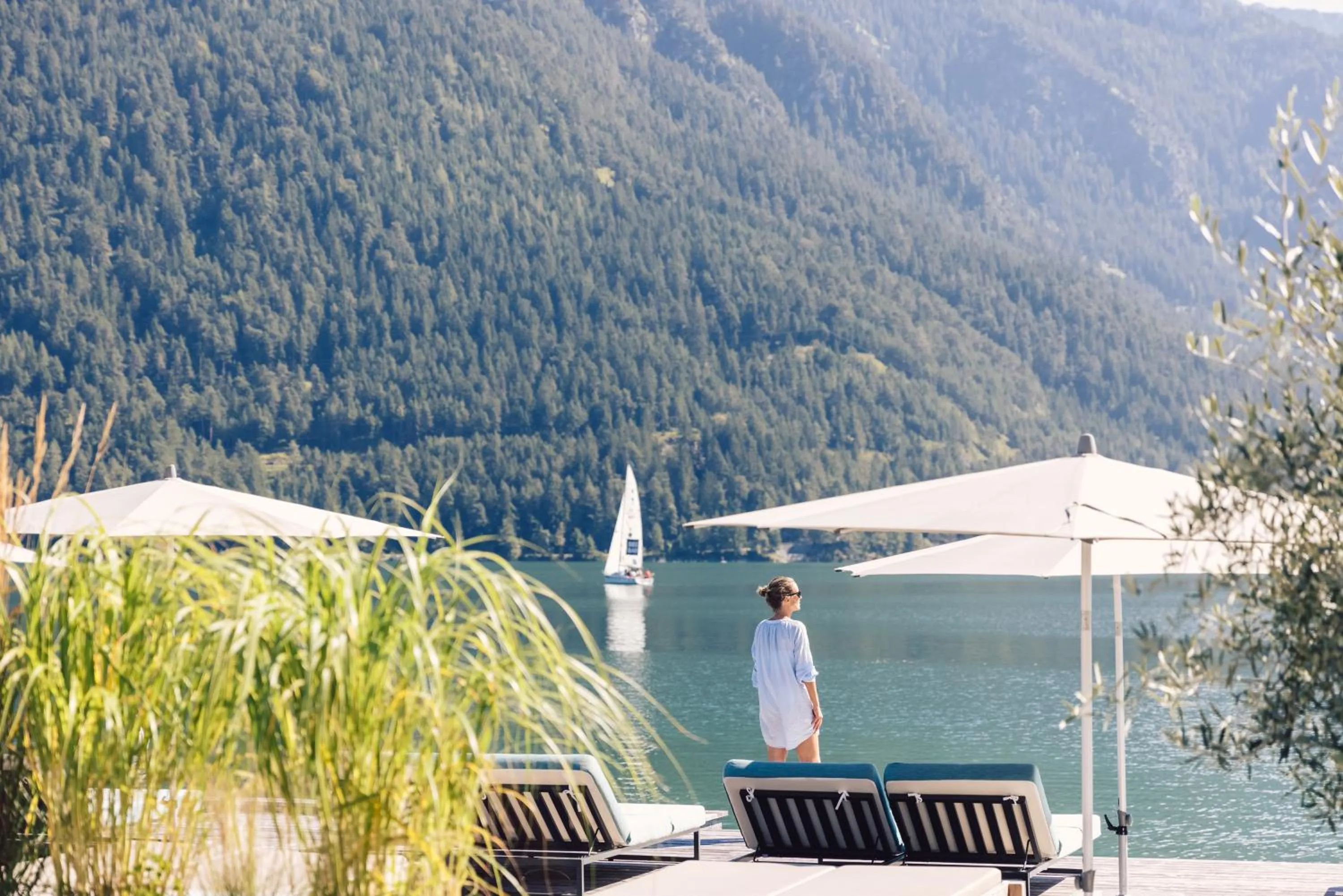 Lake view in Seehotel Einwaller - adults only