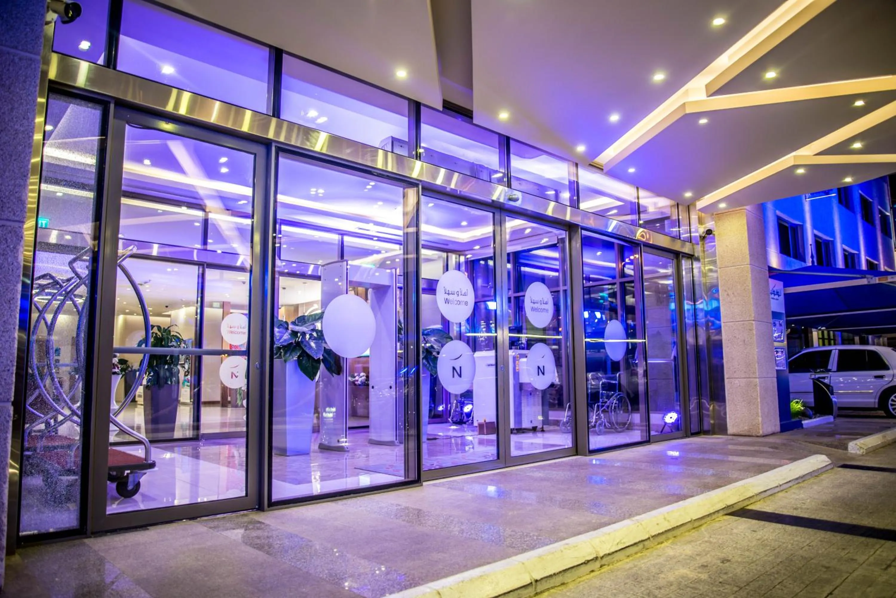 Facade/entrance in Novotel Yanbu Albahr