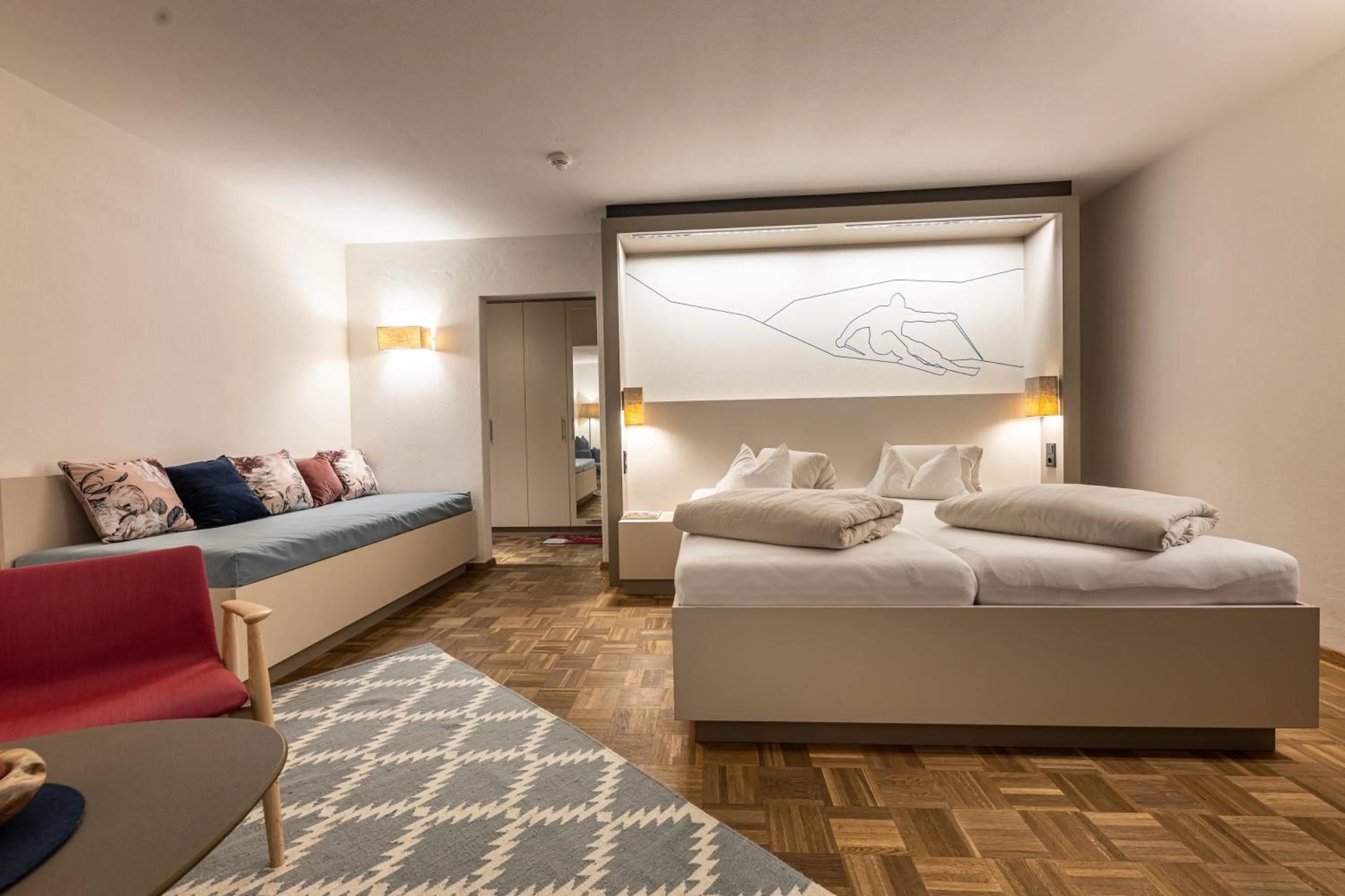 Photo of the whole room, Bed in Hotel Wirtshaus Post