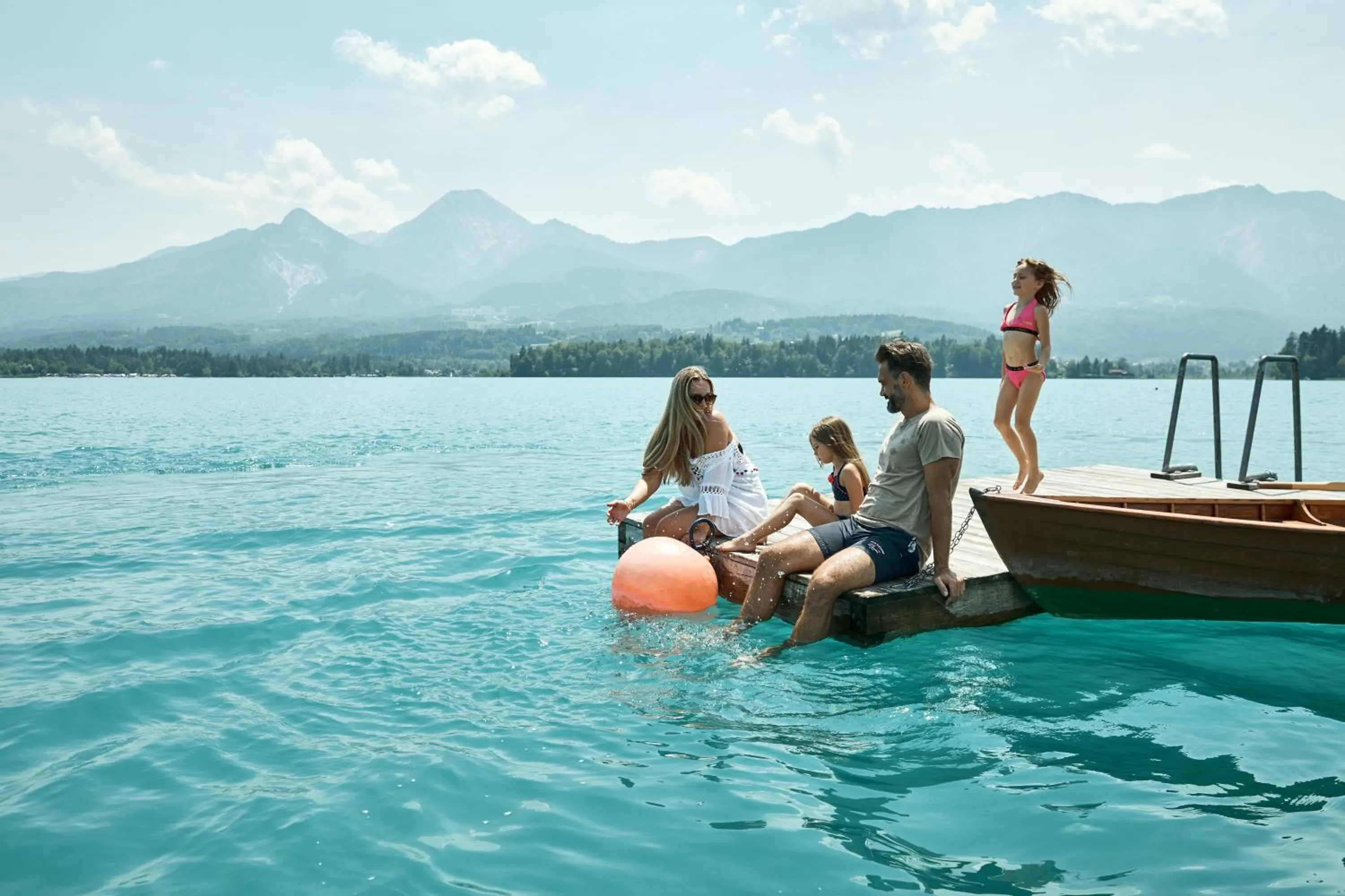 Lake view in Hotel Karnerhof