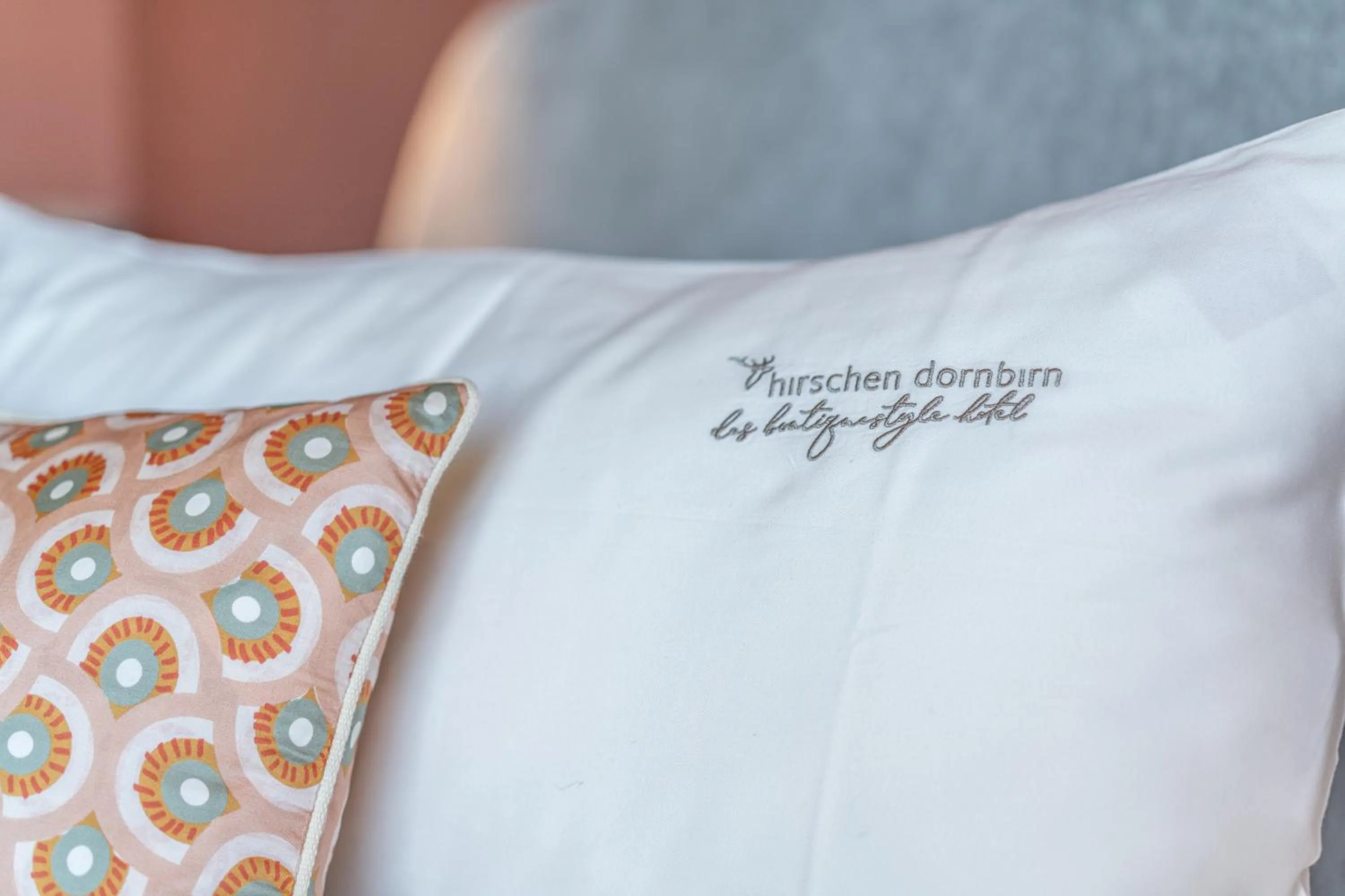 Decorative detail, Bed in hirschen dornbirn - das boutiquestyle hotel - skyrelax & wellness im rooftop