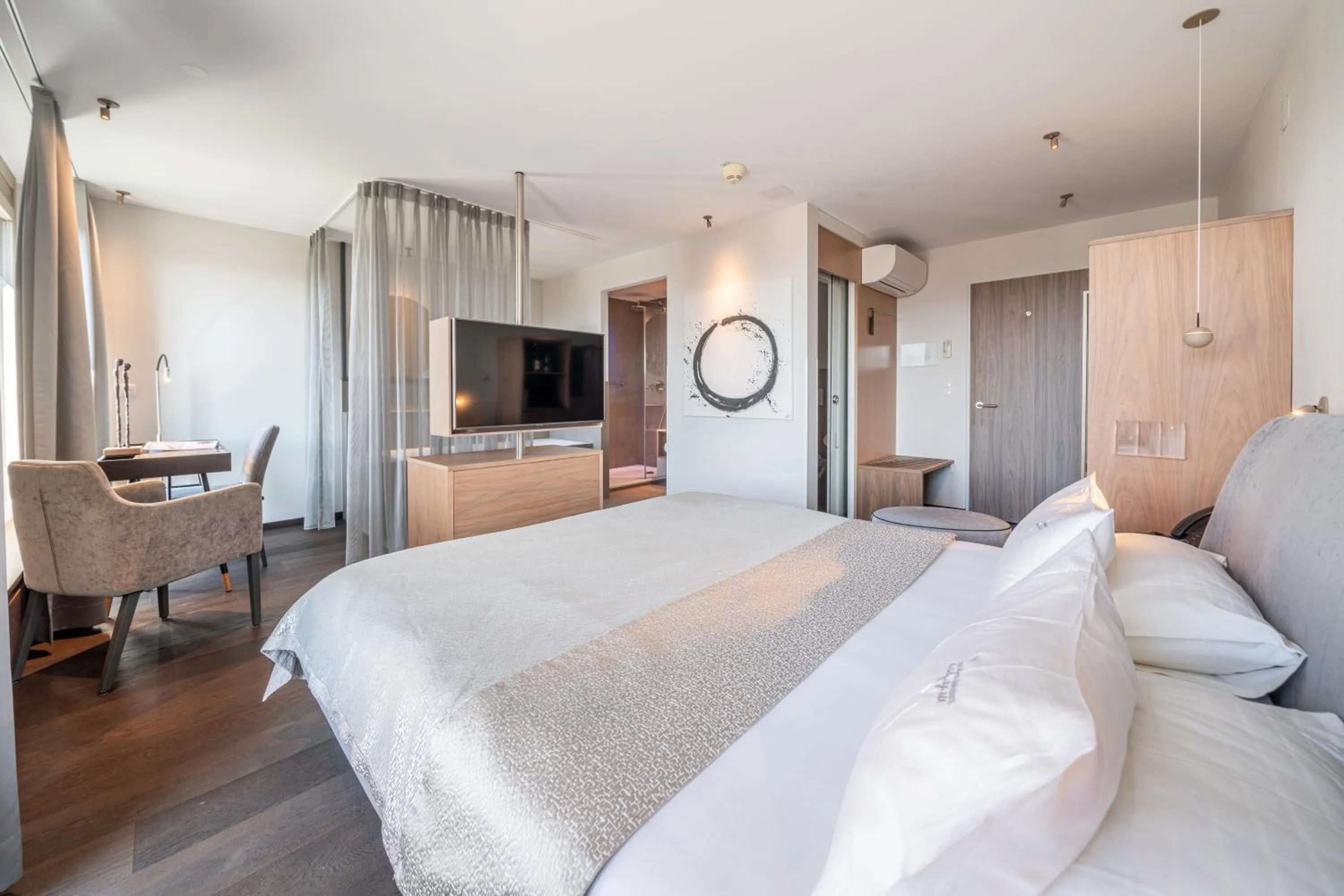 Photo of the whole room, Bed in hirschen dornbirn - das boutiquestyle hotel - skyrelax & wellness im rooftop