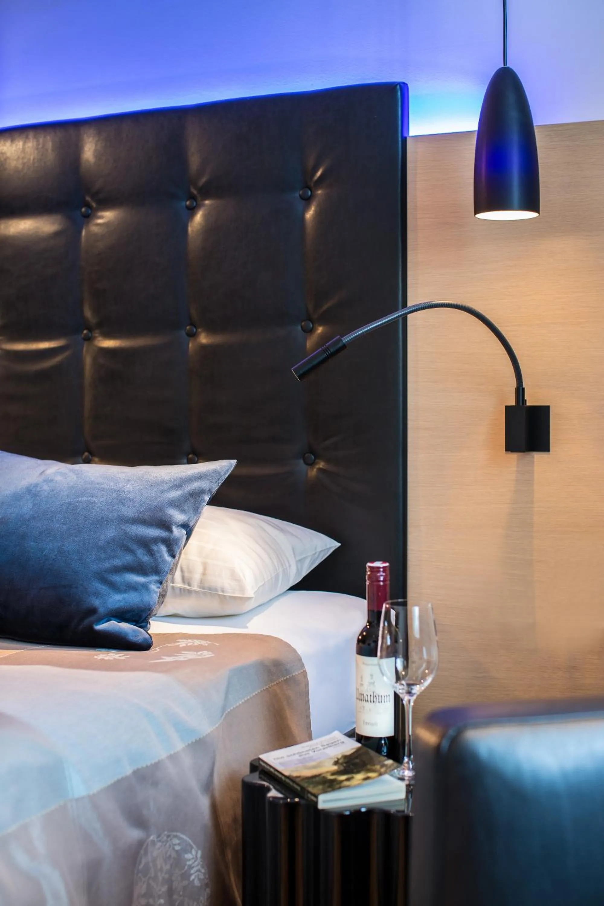 Decorative detail, Bed in hirschen dornbirn - das boutiquestyle hotel - skyrelax & wellness im rooftop