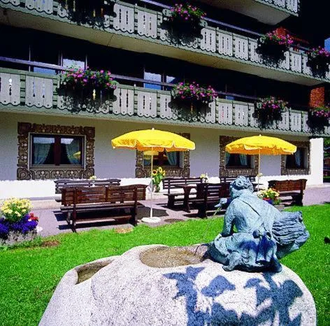 Patio in Sporthotel Krone