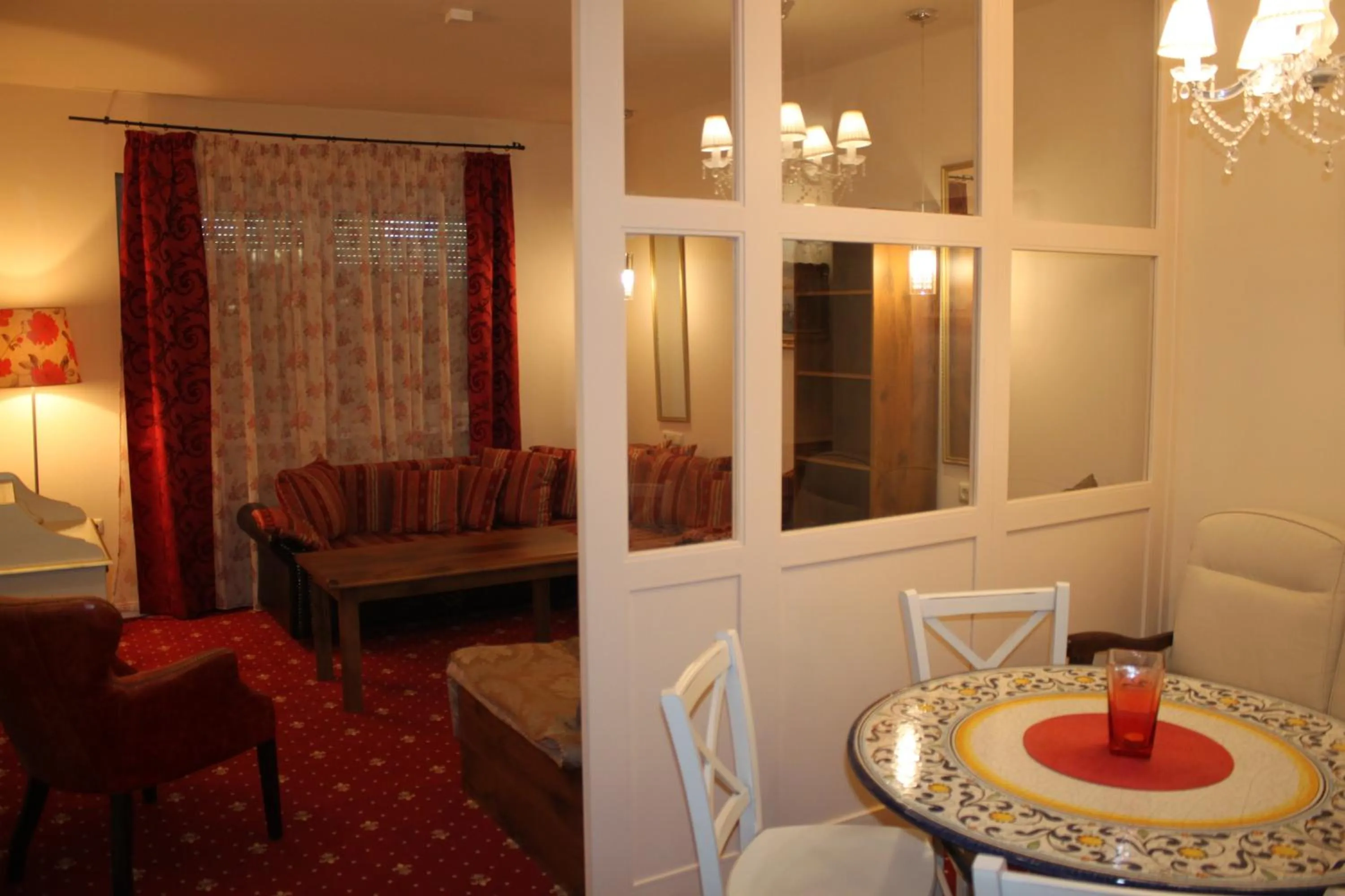 Living room in Hotel Al Faro Lodge am See