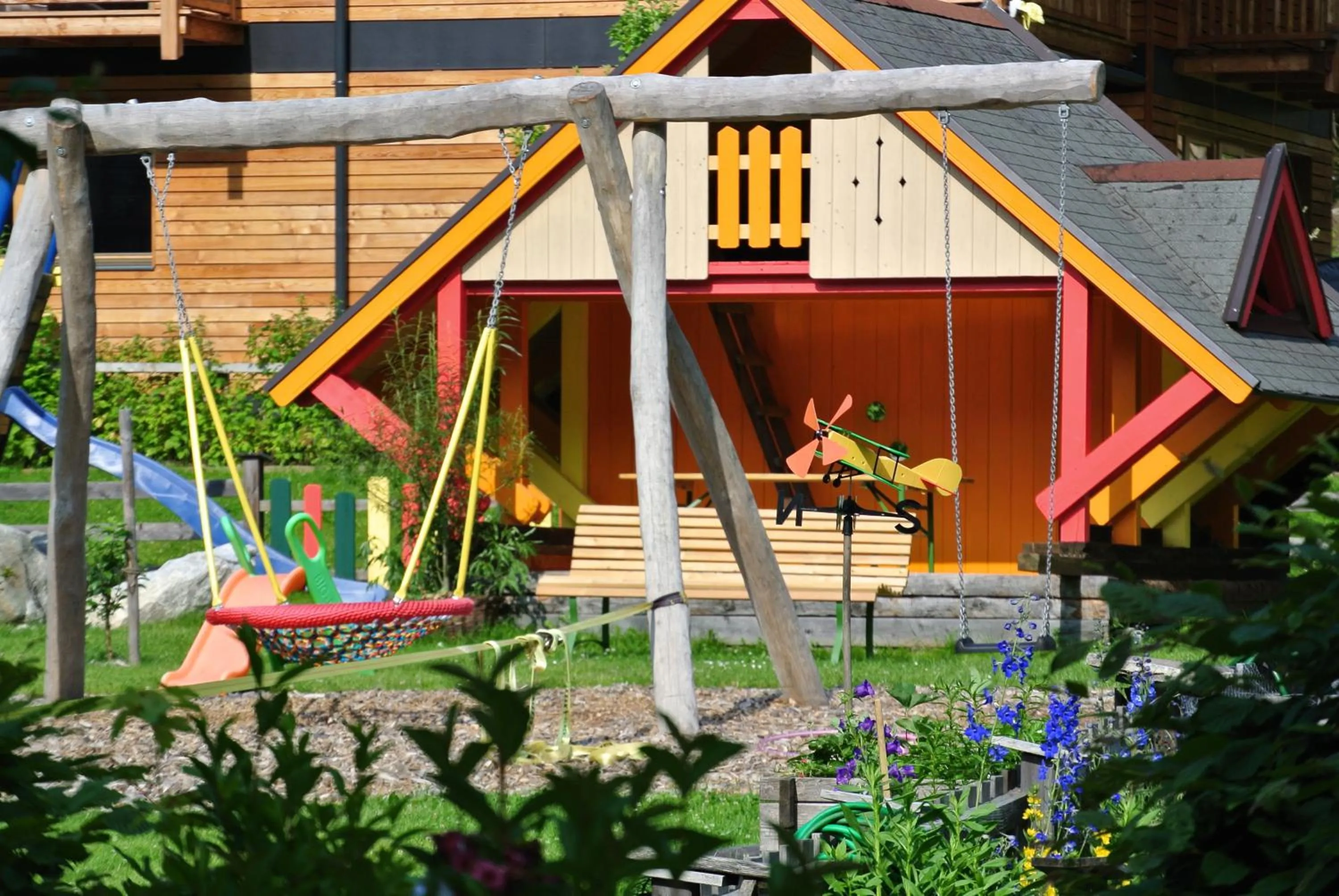 Children play ground in Hotel Guggenberger