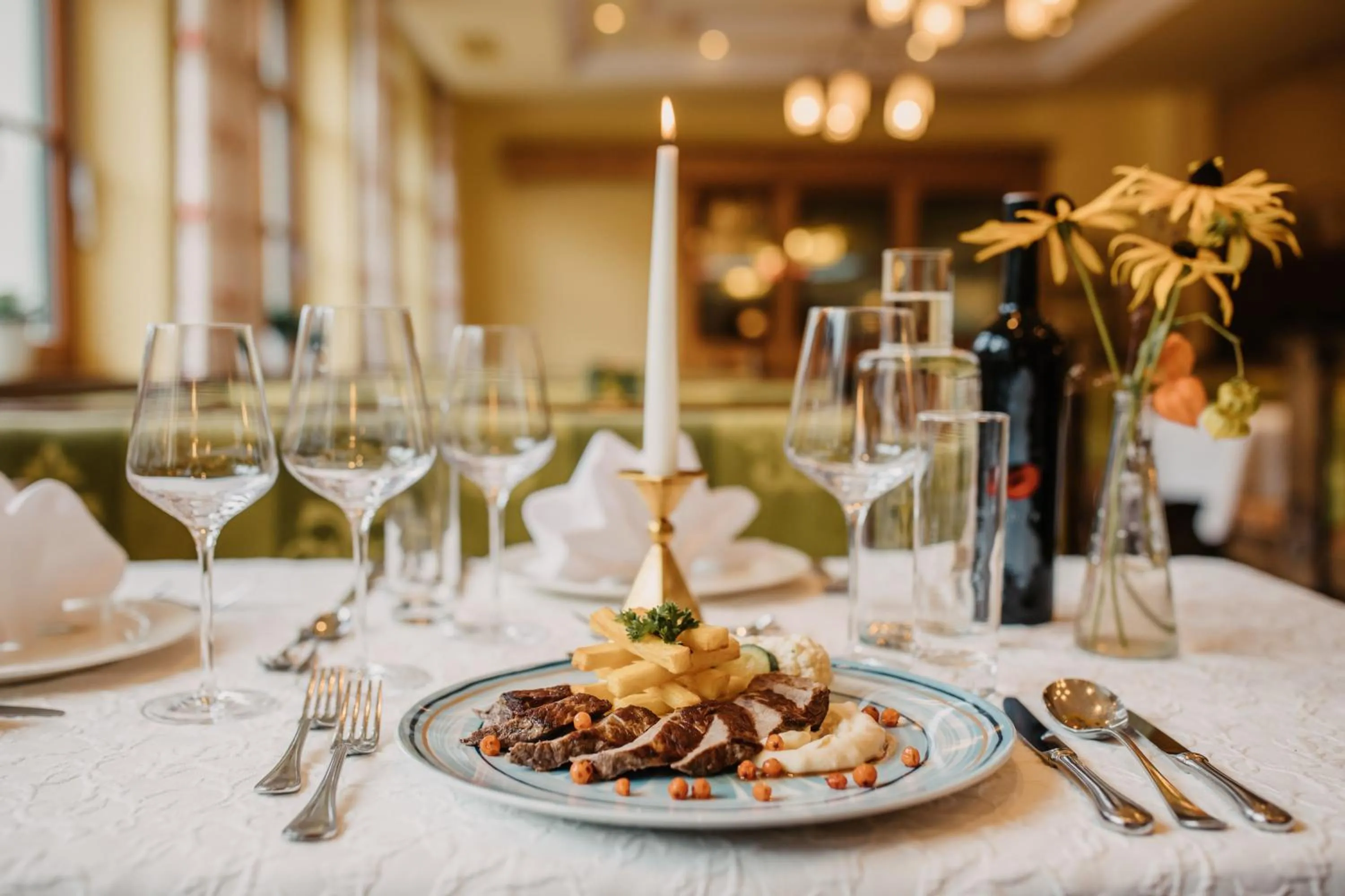 Restaurant/places to eat in Hotel Guggenberger